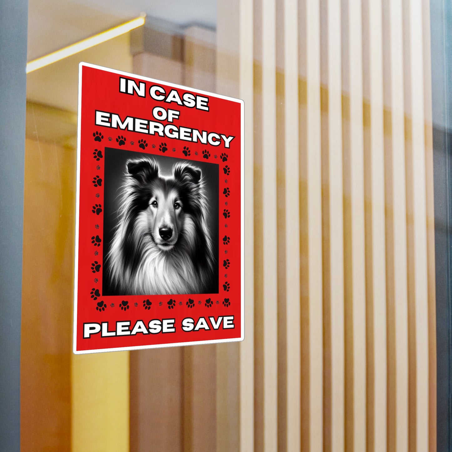 Pet Safety Rescue Vinyl Decal