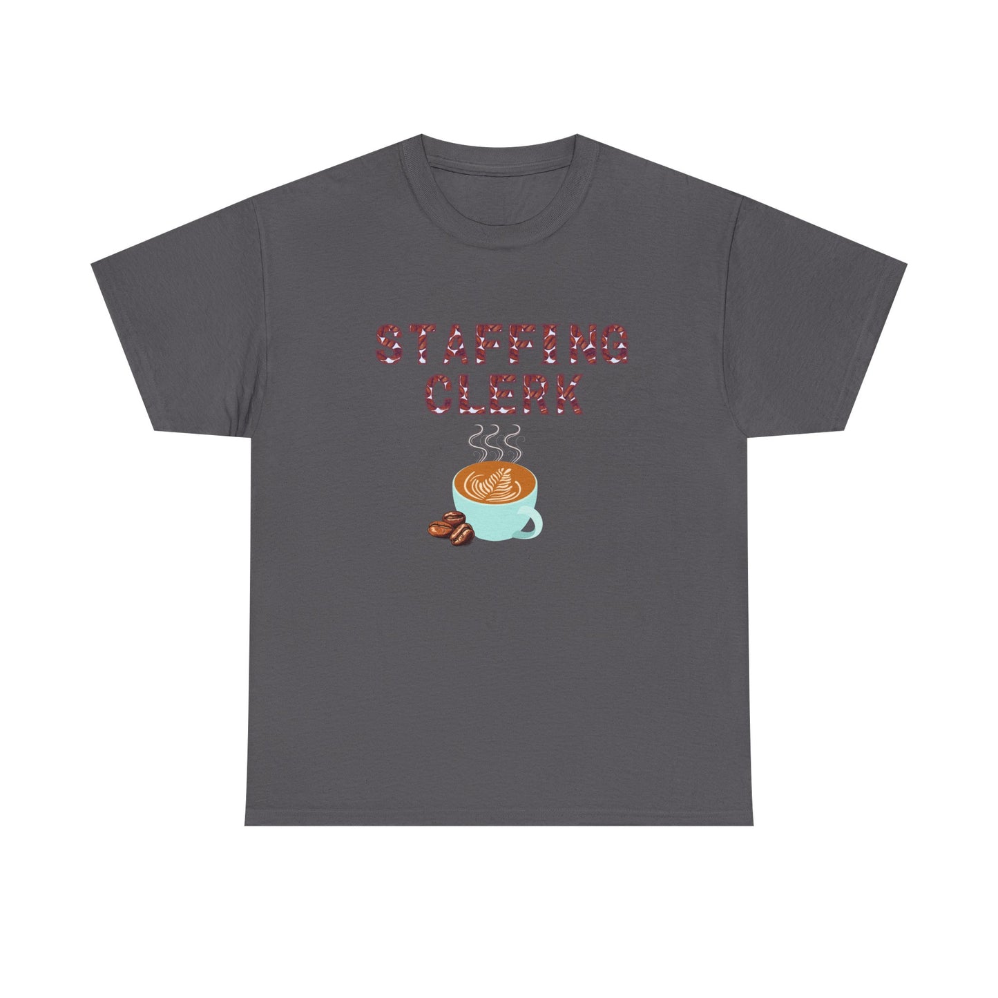 Staffing Clerk Unisex Heavy Cotton Tee