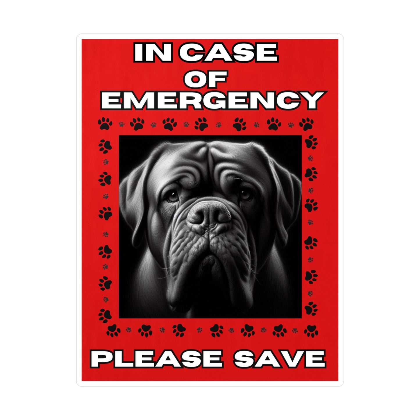 Pet Safety Rescue Vinyl Decal