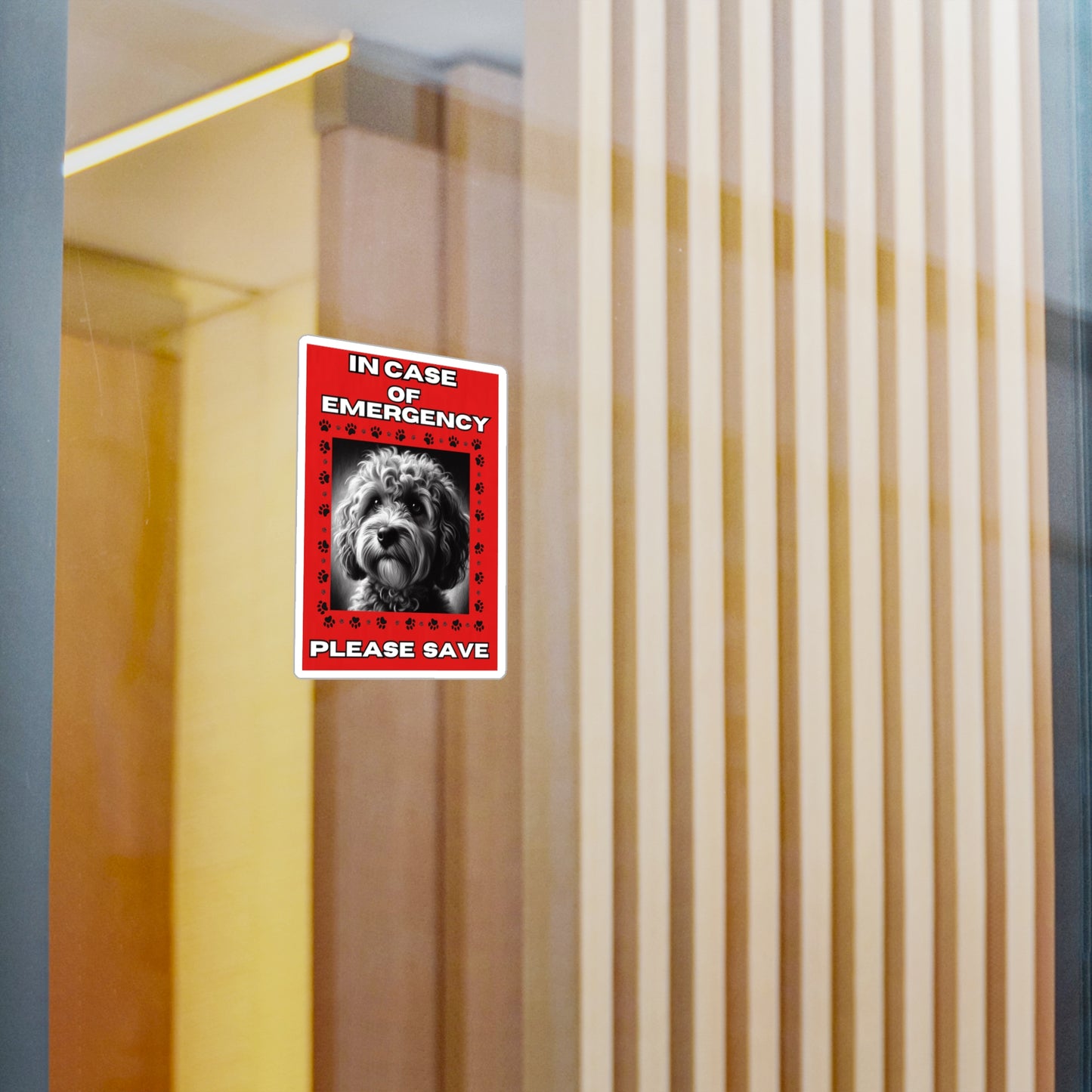 Pet Safety Rescue Vinyl Decal