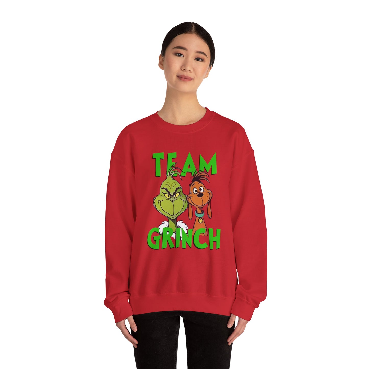 Team Grinch Unisex Heavy Blend™ Crewneck Sweatshirt