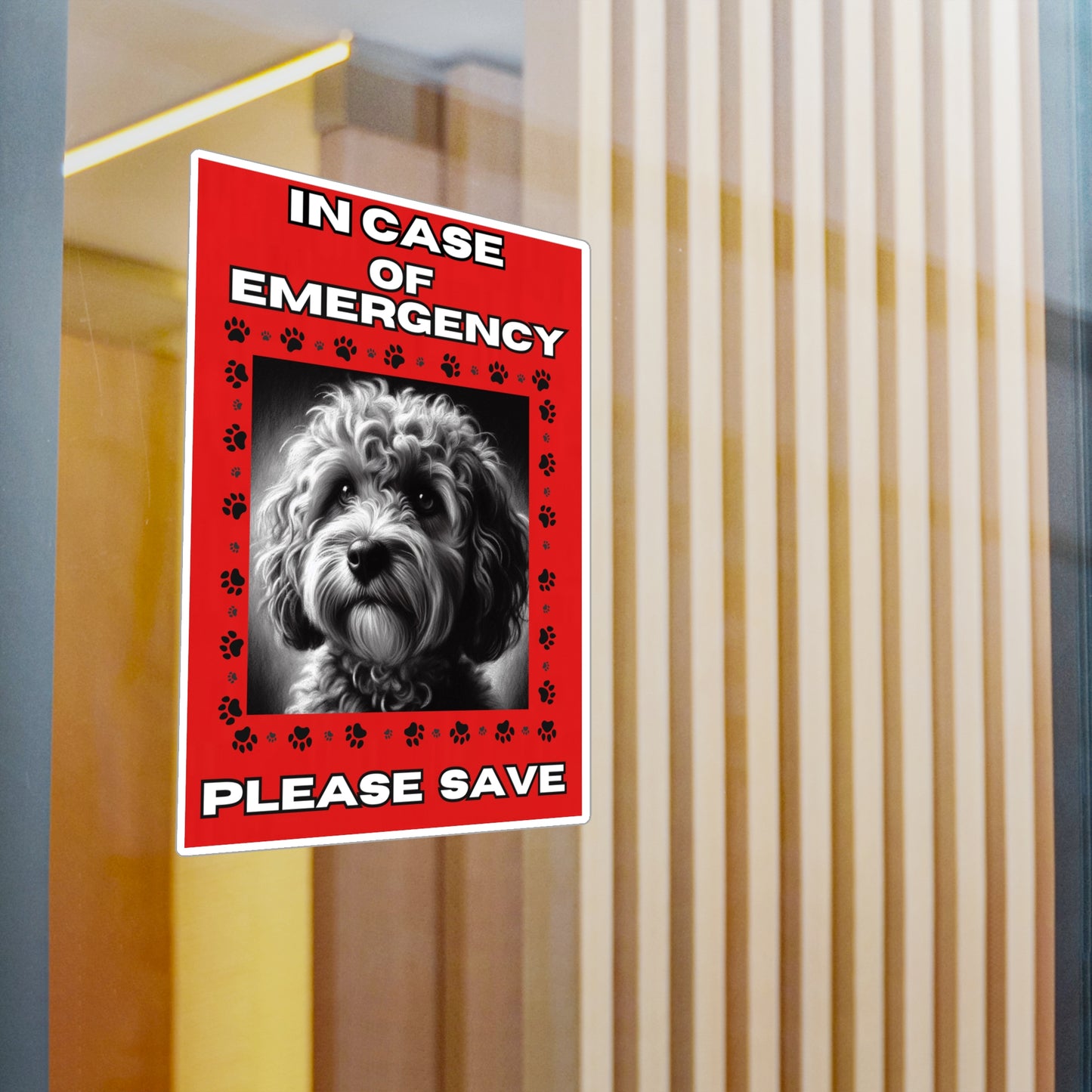 Pet Safety Rescue Vinyl Decal
