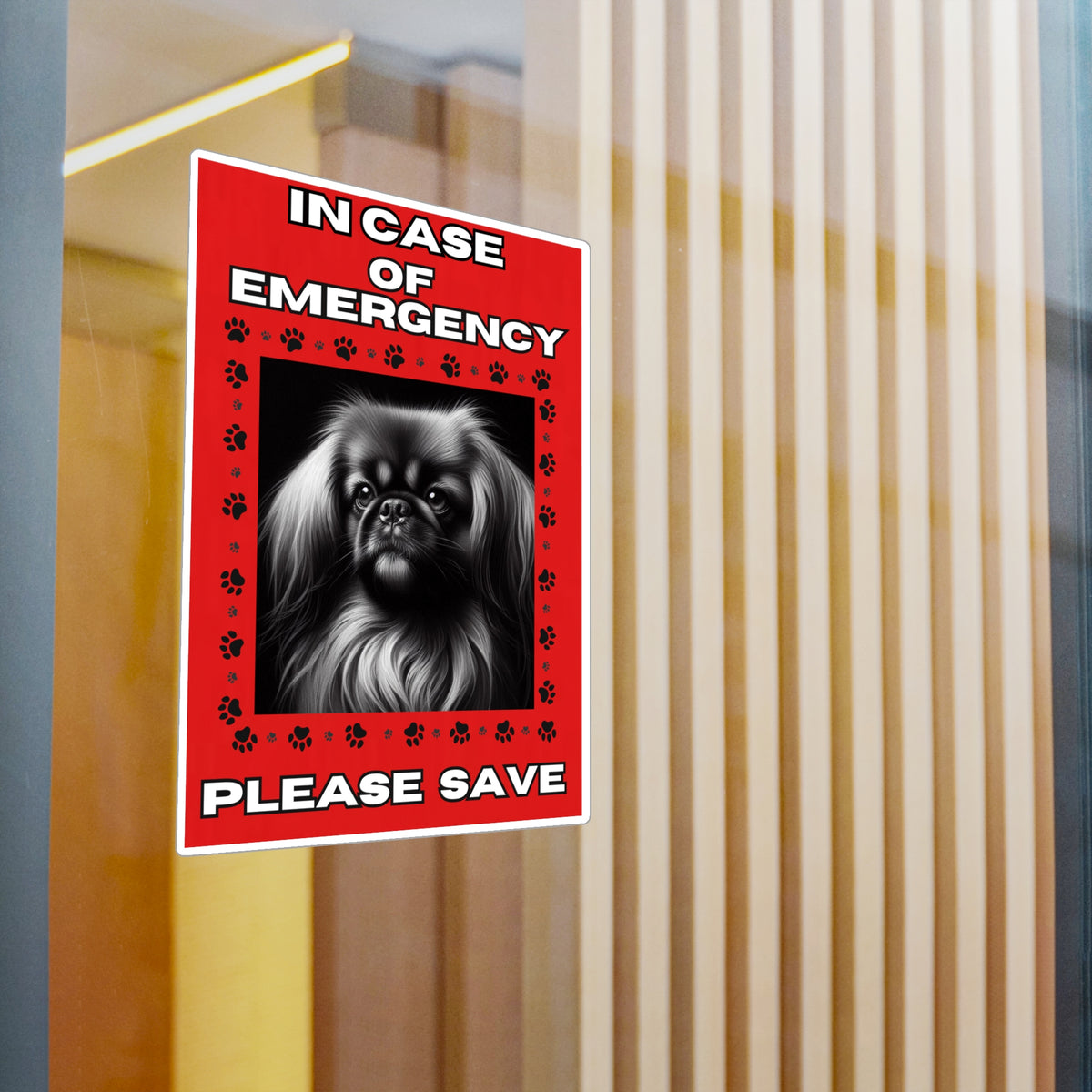 Pet Safety Rescue Vinyl Decal