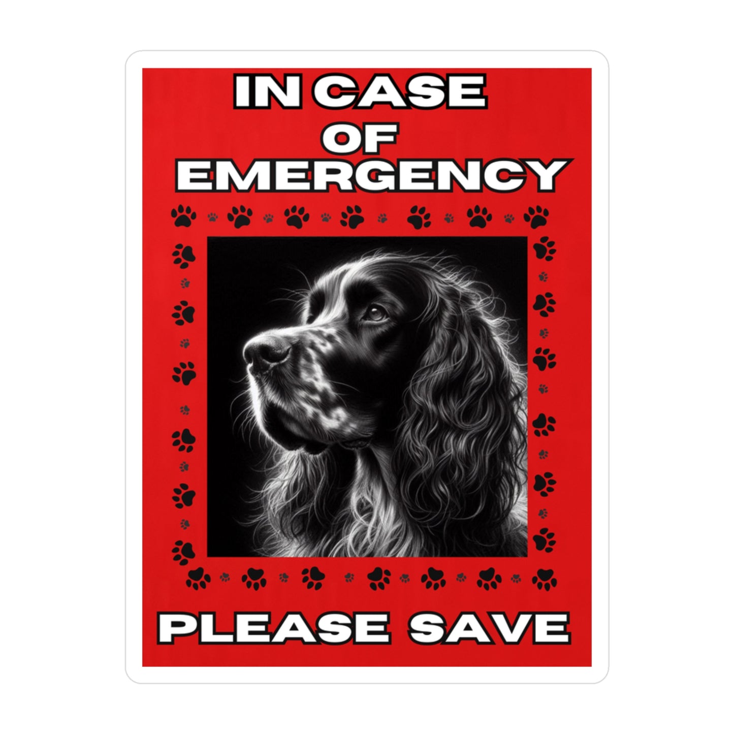 Pet Safety Rescue Vinyl Decal