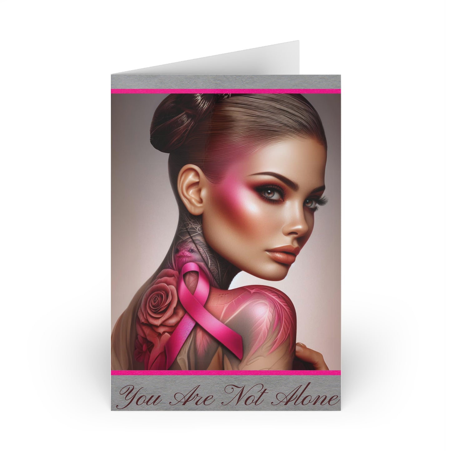 Breast Cancer Blank Greeting Card