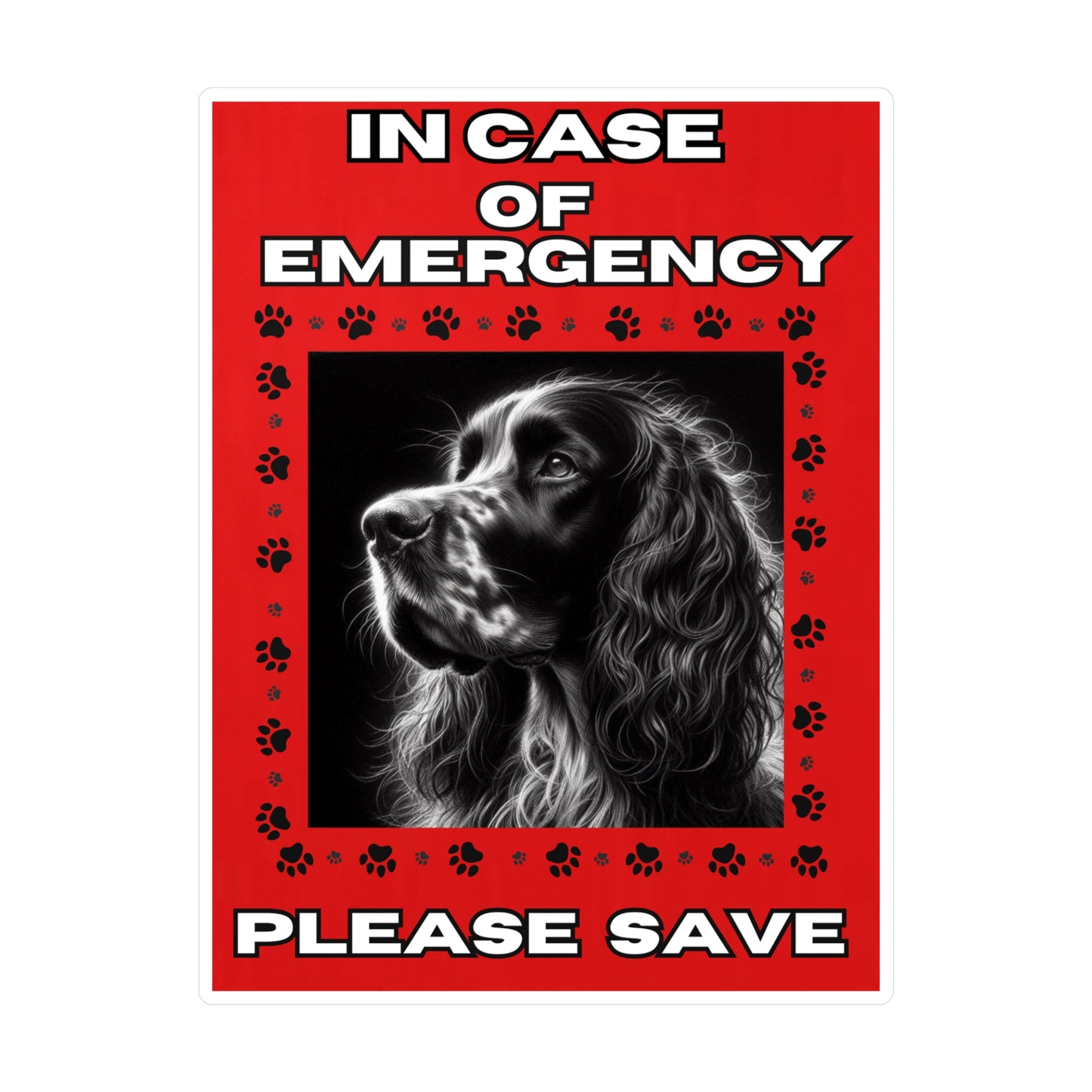 Pet Safety Rescue Vinyl Decal