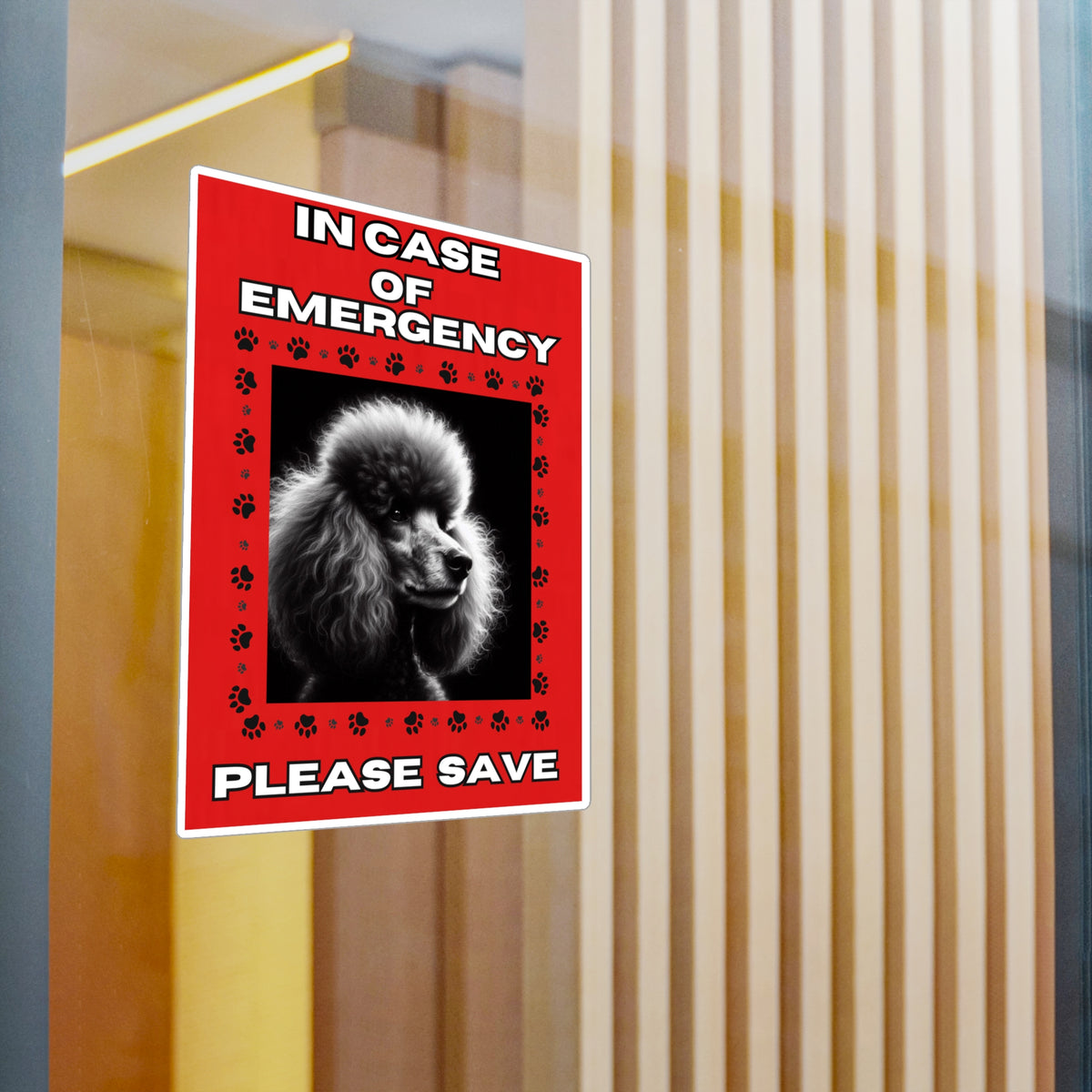 Pet Safety Rescue Vinyl Decal