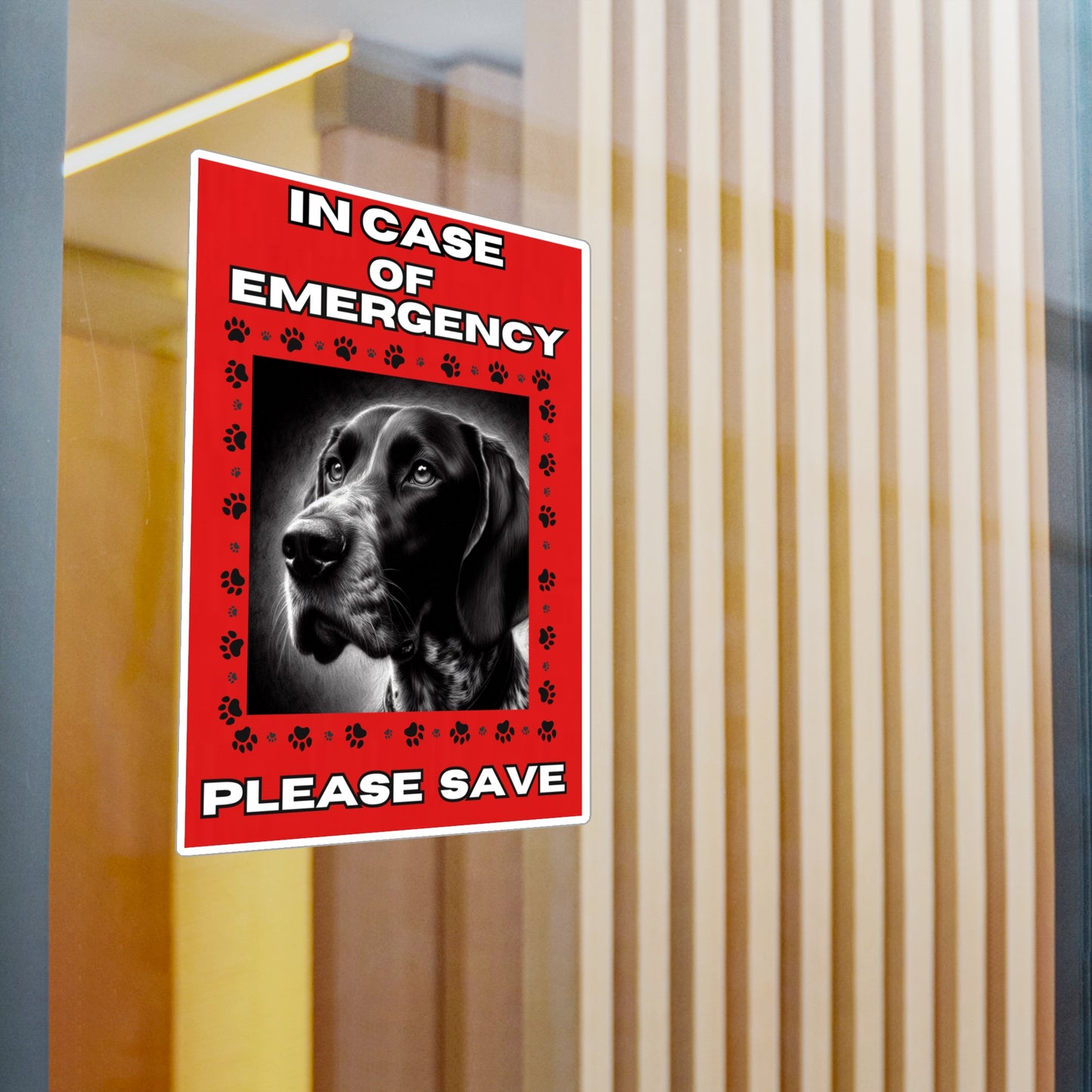 Pet Safety Rescue Vinyl Decal