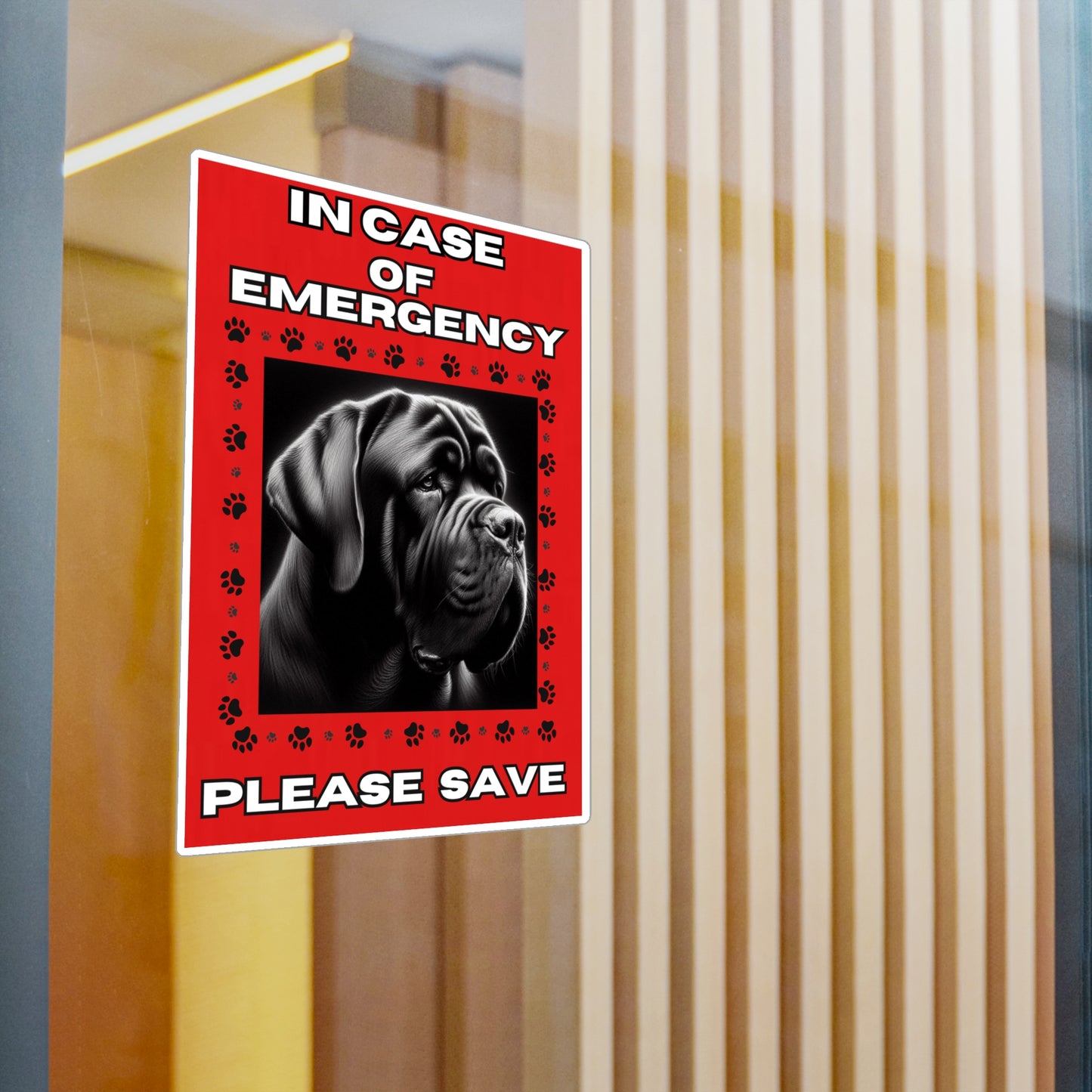 Pet Safety Rescue Vinyl Decal