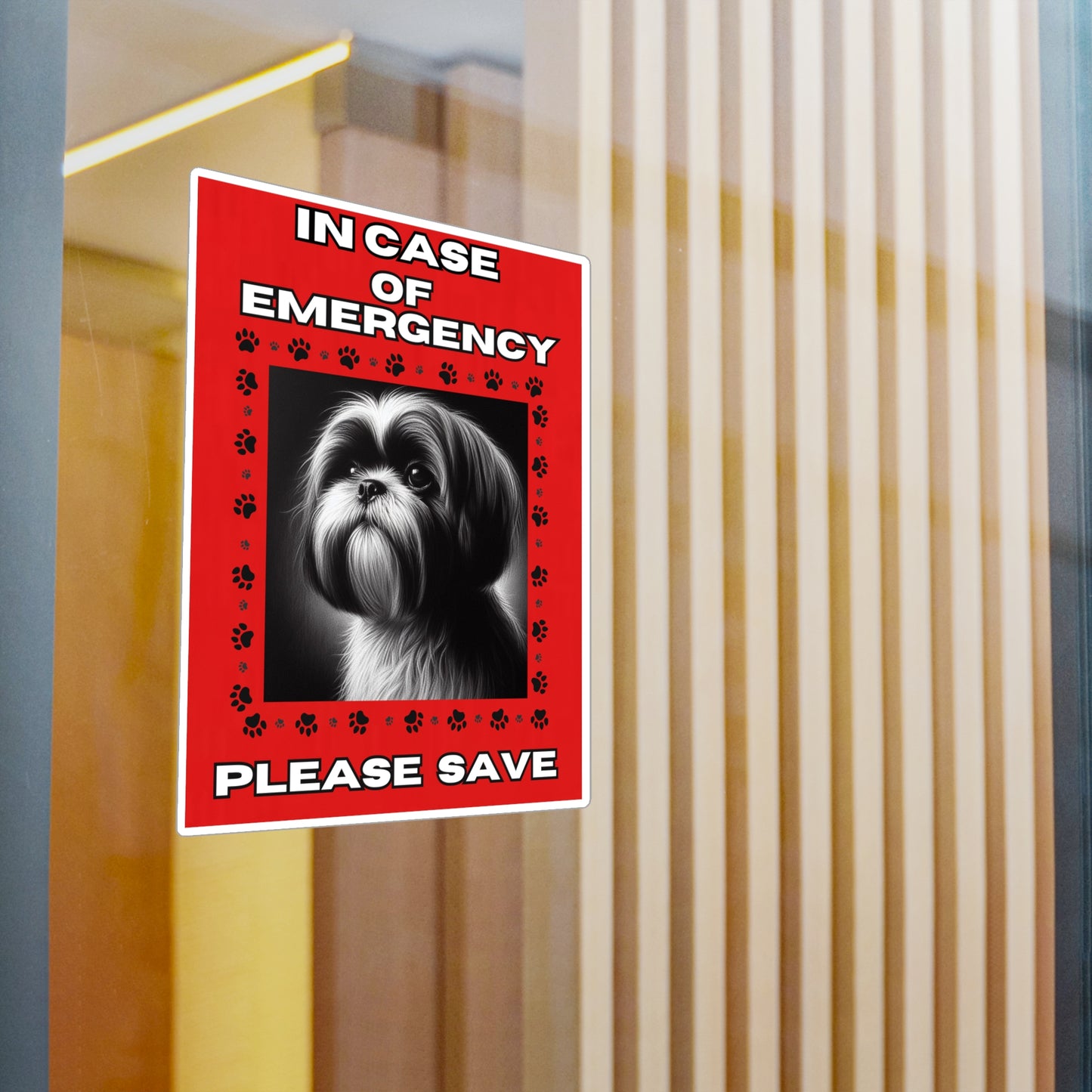 Pet Safety Rescue Vinyl Decal