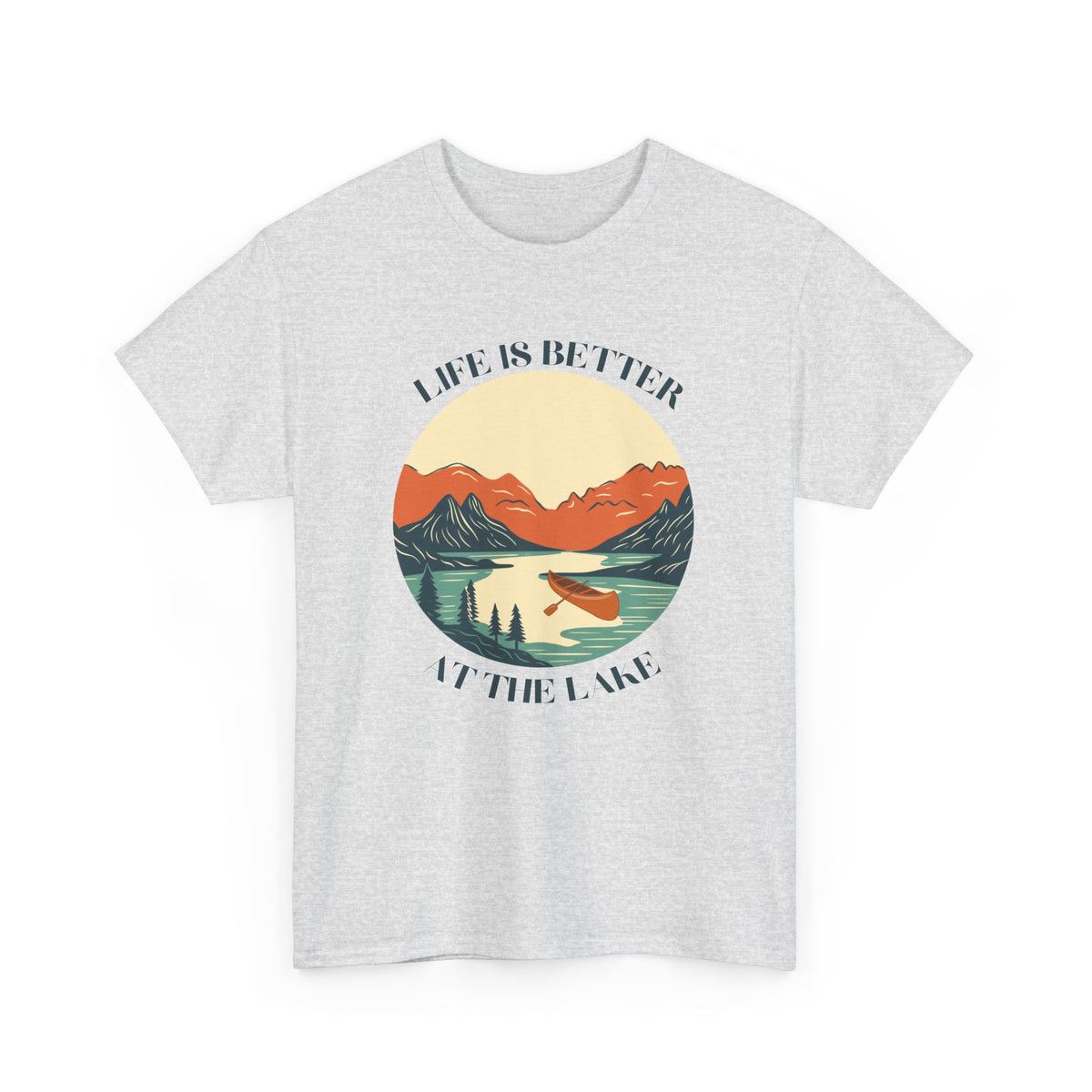 Life Is Better At The Lake Unisex Heavy Cotton Tee