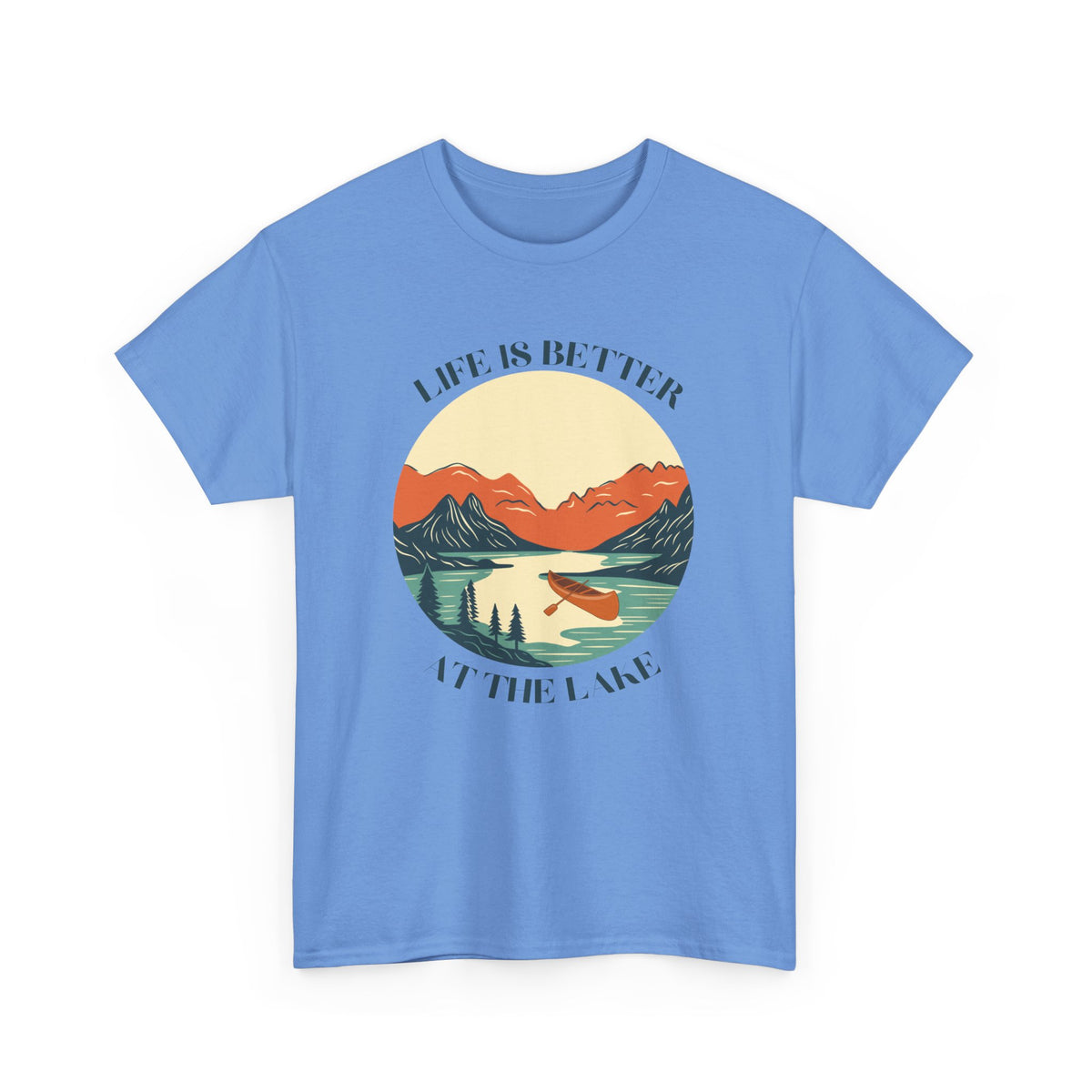 Life Is Better At The Lake Unisex Heavy Cotton Tee