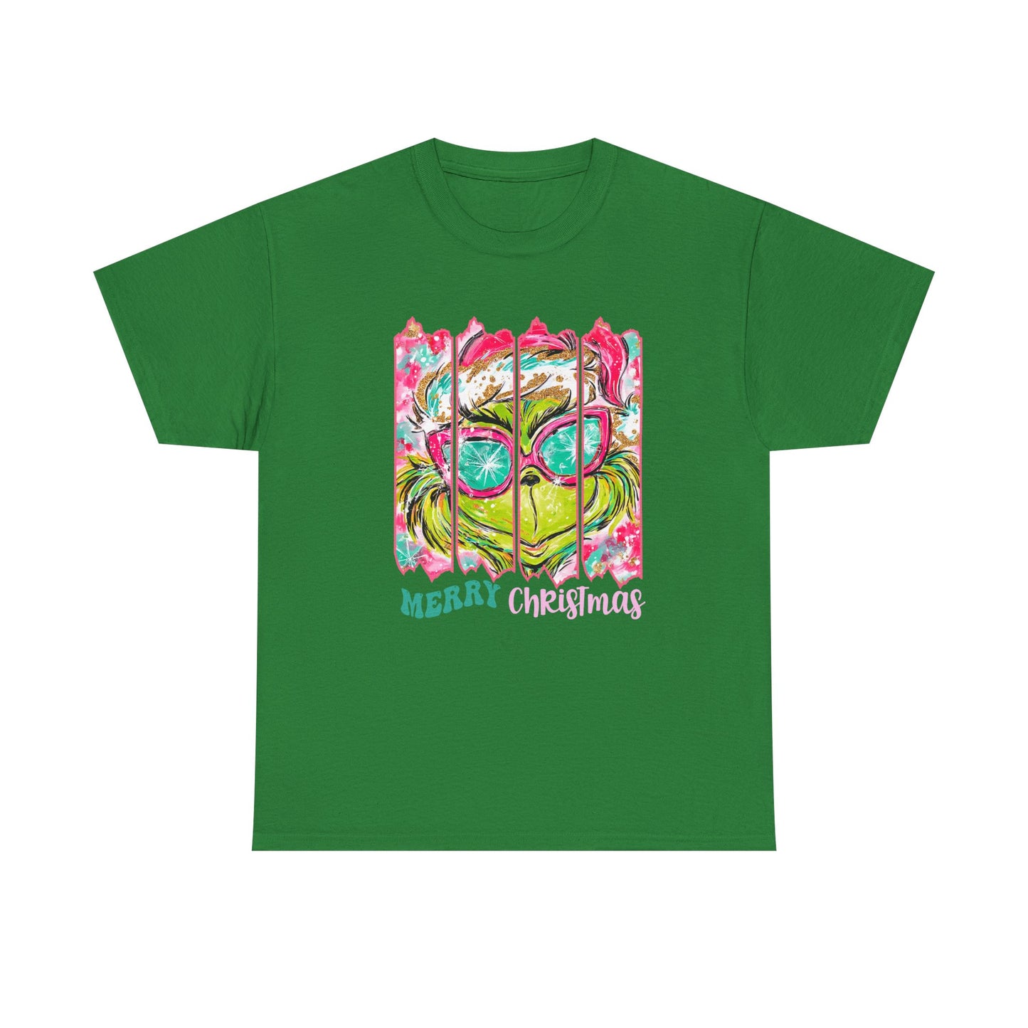 Merry Christmas Grinch Unisex Heavy Cotton Tee