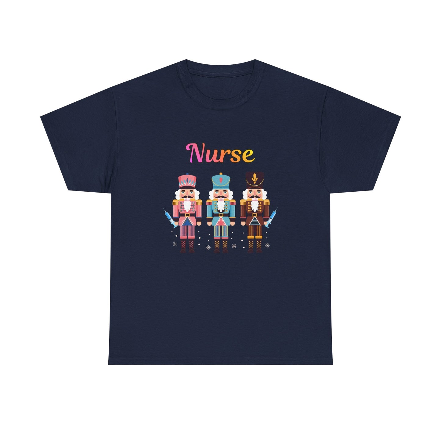 Nurse Nutcracker Unisex Heavy Cotton Tee