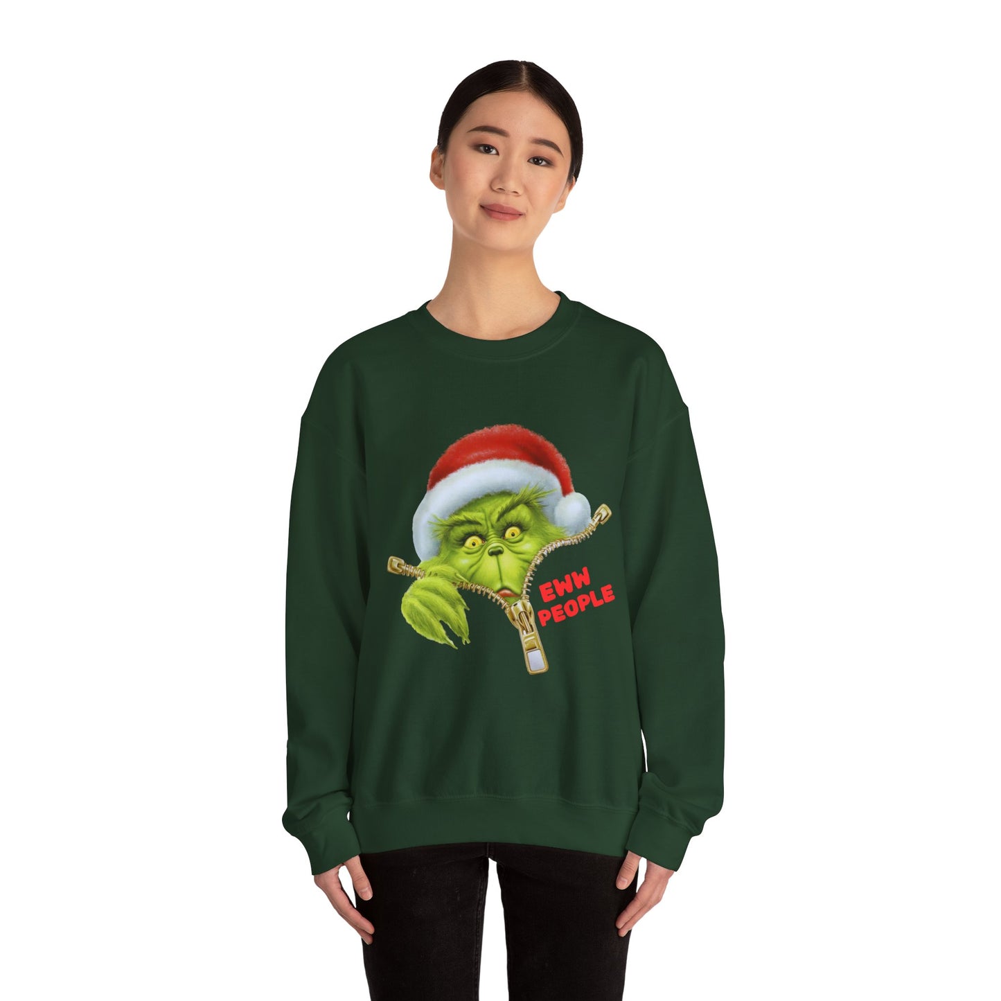 Eww People Grinch Unisex Heavy Blend™ Crewneck Sweatshirt