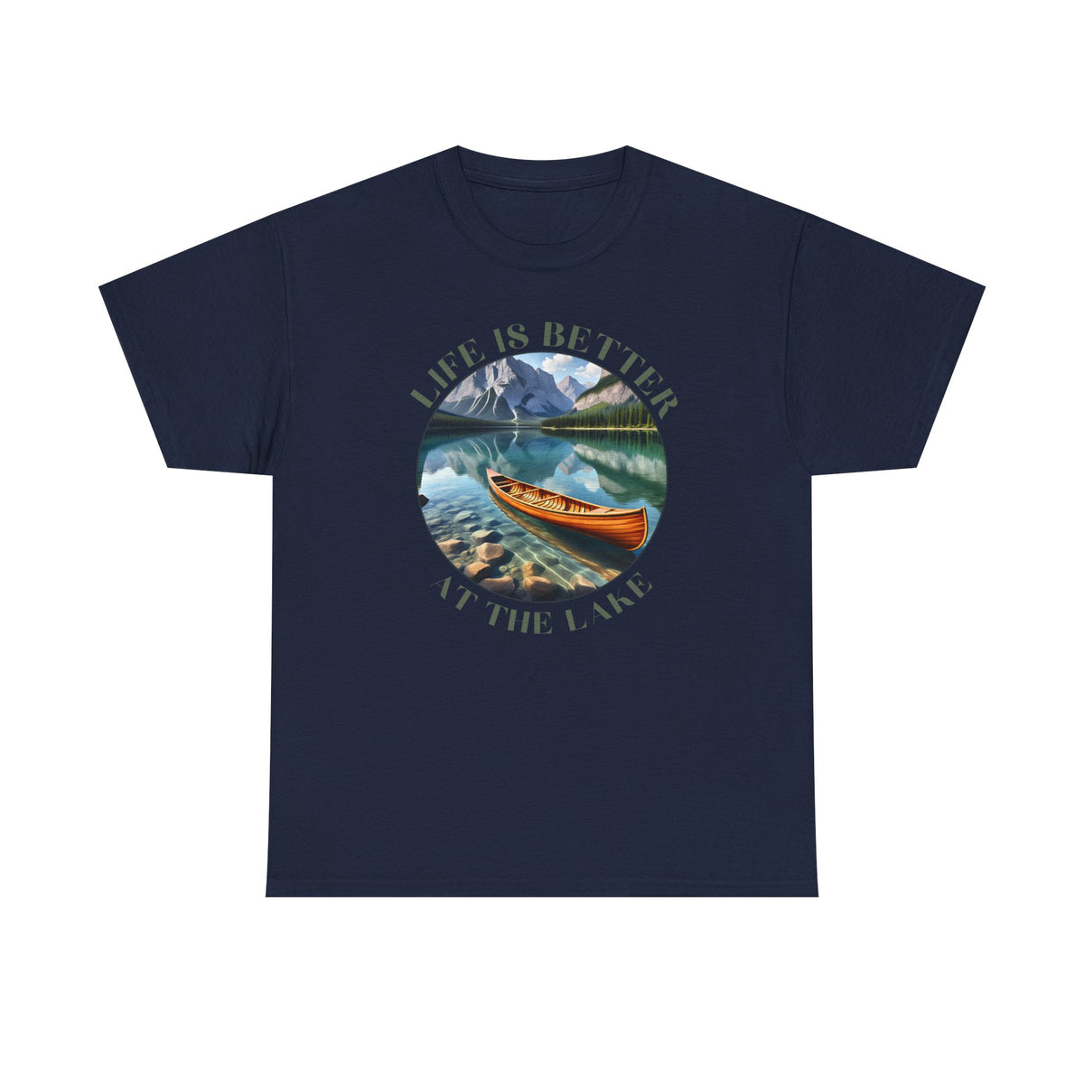Life Is Better At The Lake Unisex Heavy Cotton Tee