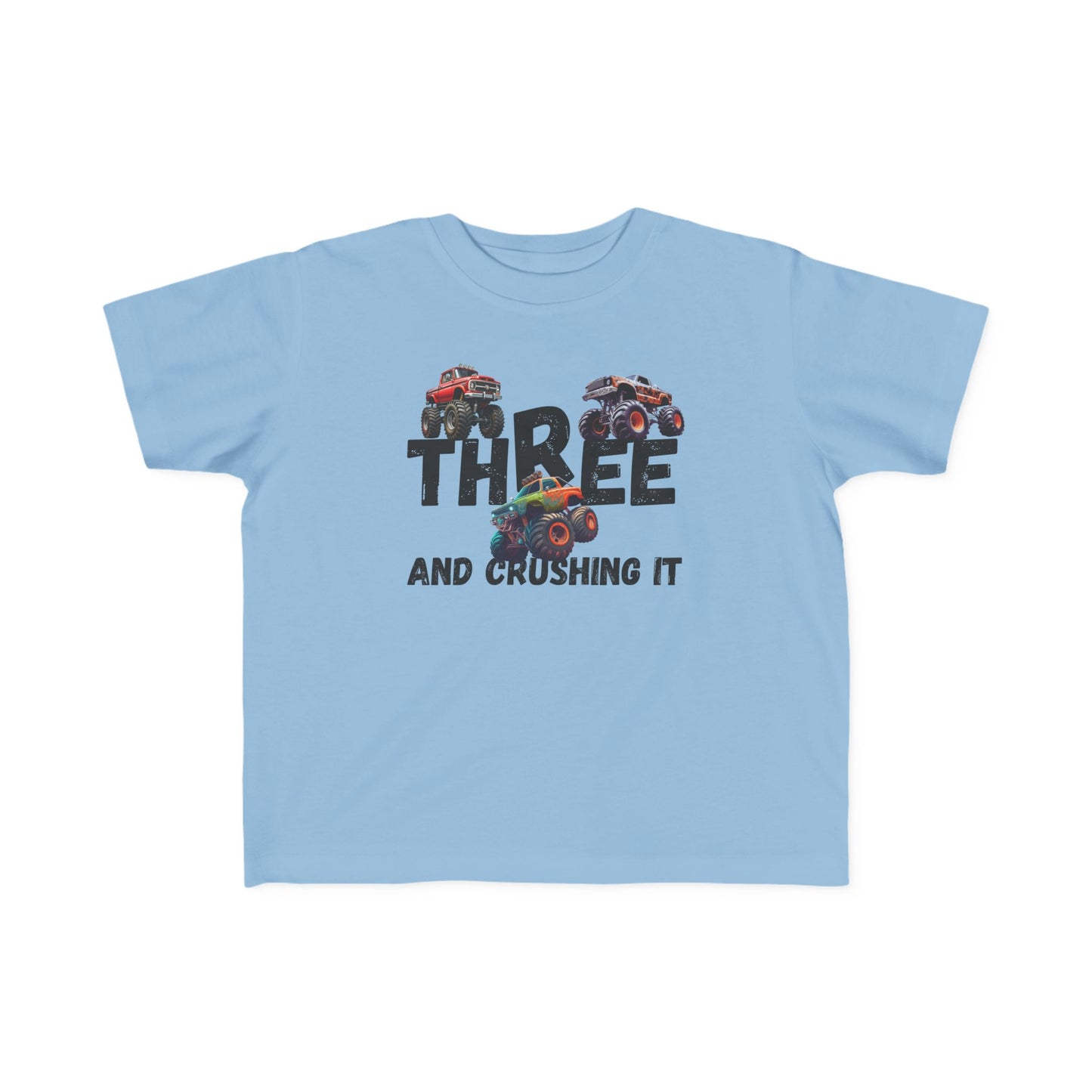Three And Crushing ItToddler's Fine Jersey Tee