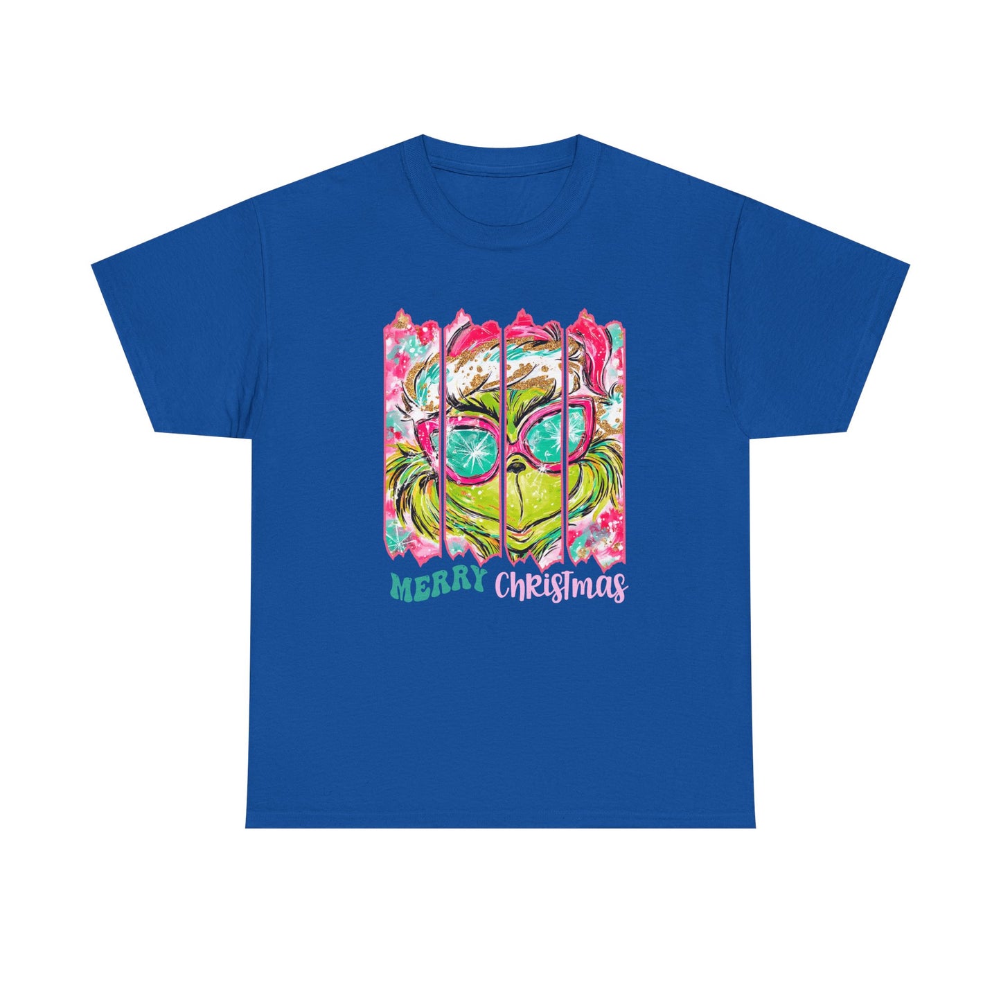 Merry Christmas Grinch Unisex Heavy Cotton Tee