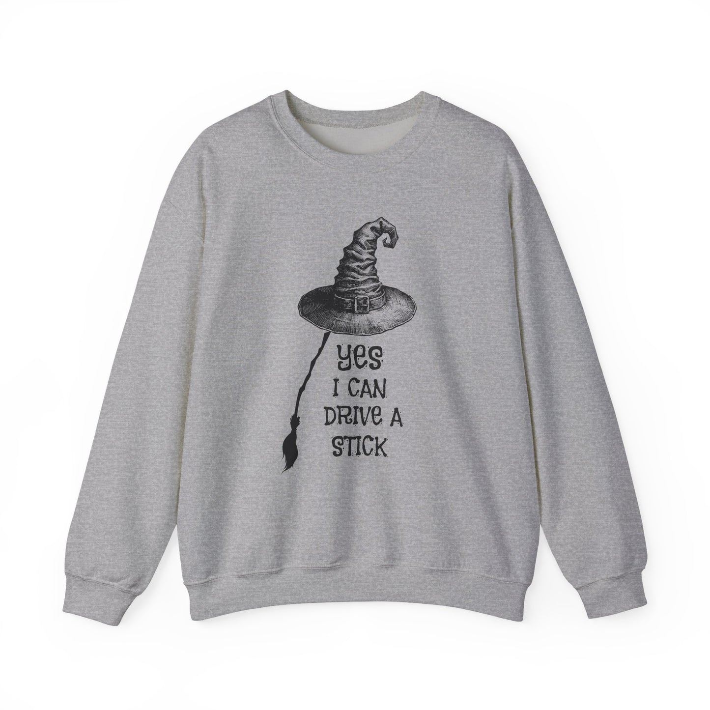 Yes I Can Drive A Stick Unisex Heavy Blend™ Crewneck Sweatshirt
