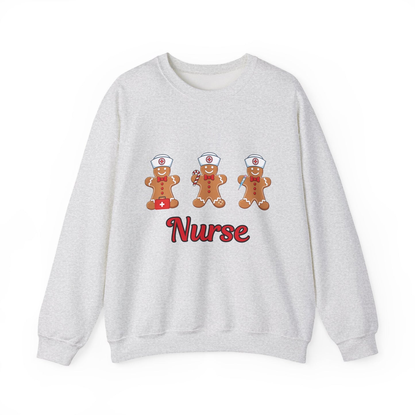 Nurse Gingerbread Unisex Heavy Blend™ Crewneck Sweatshirt