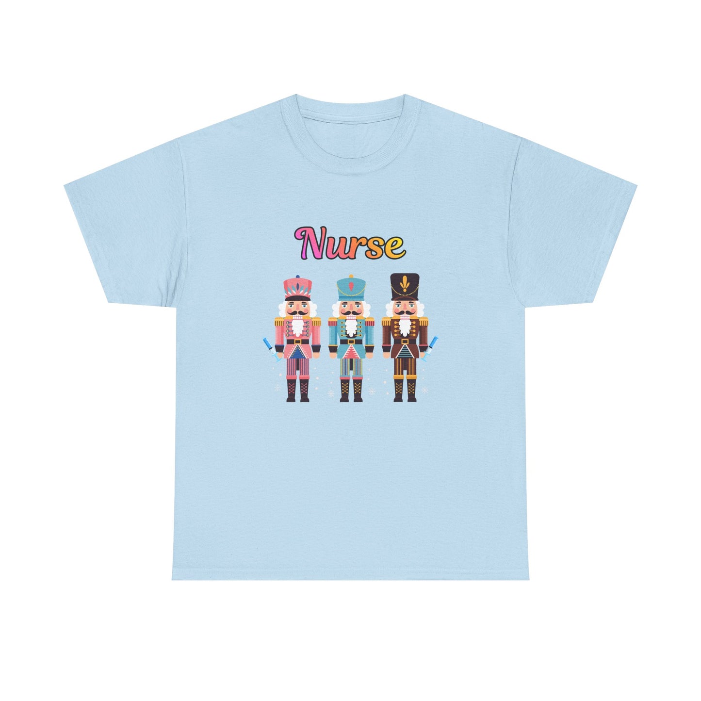 Nurse Nutcracker Unisex Heavy Cotton Tee
