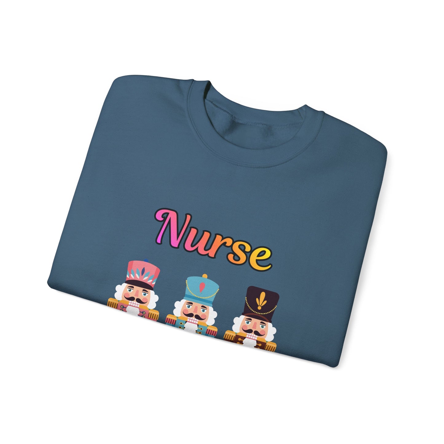 Nurse Nutcracker Unisex Heavy Blend™ Crewneck Sweatshirt