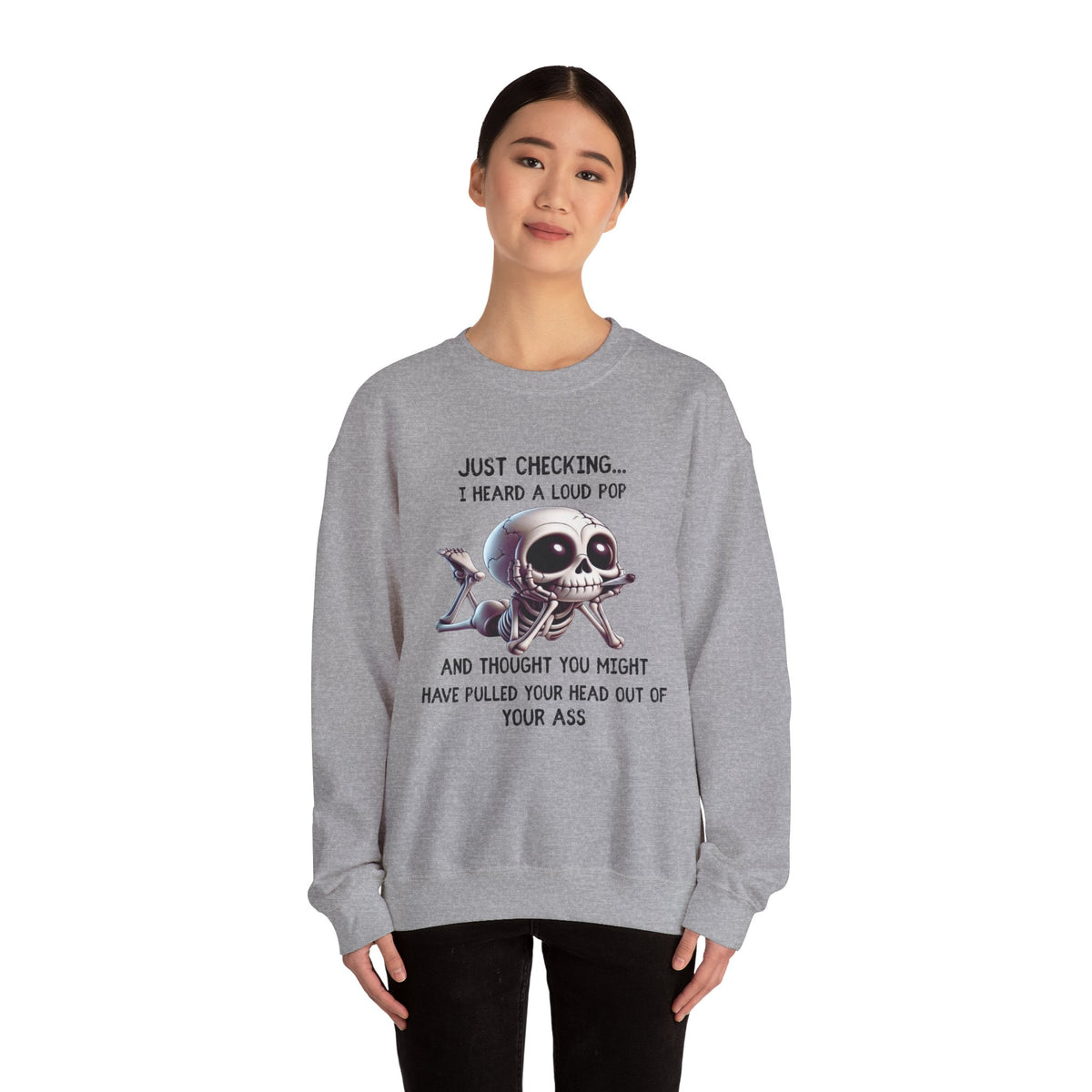 Just Checking Unisex Heavy Blend™ Crewneck Sweatshirt