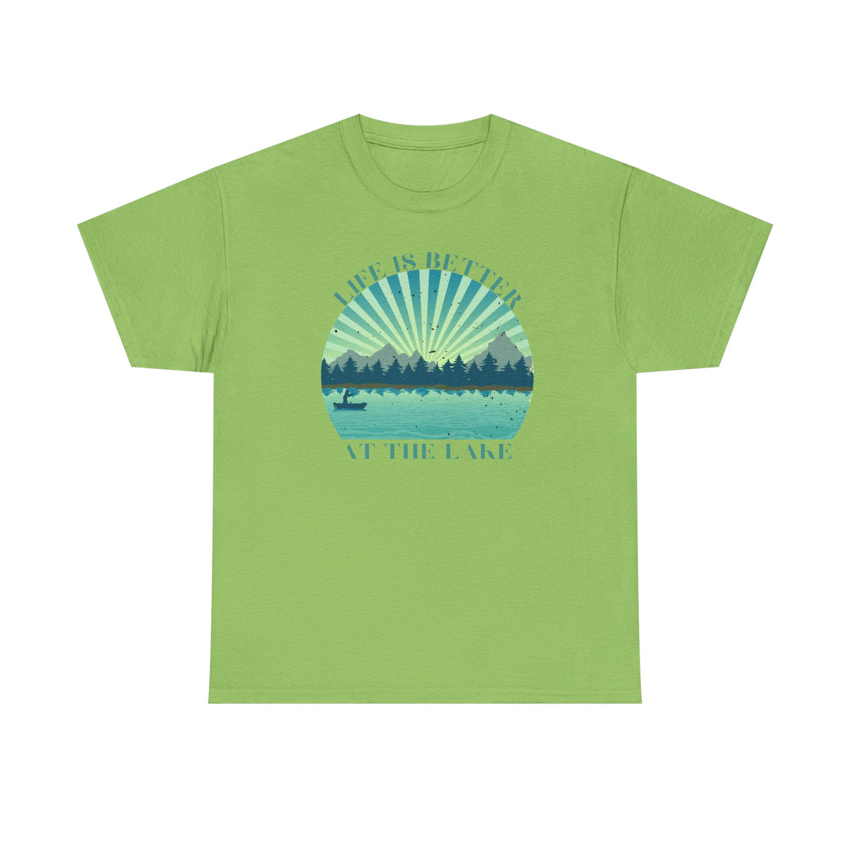 Life Is Better At The Lake Unisex Heavy Cotton Tee