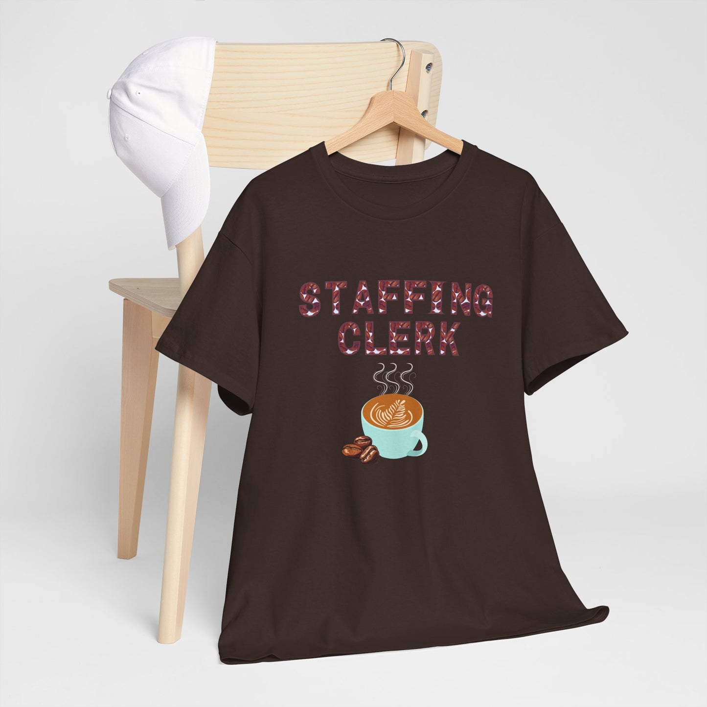 Staffing Clerk Unisex Heavy Cotton Tee