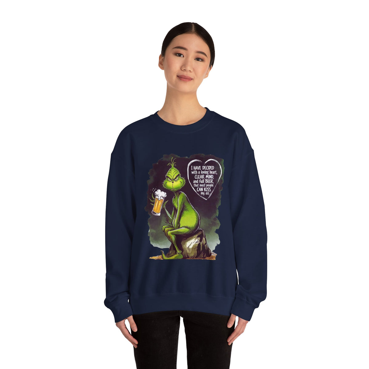 I Have Decided Grinch Unisex Heavy Blend™ Crewneck Sweatshirt