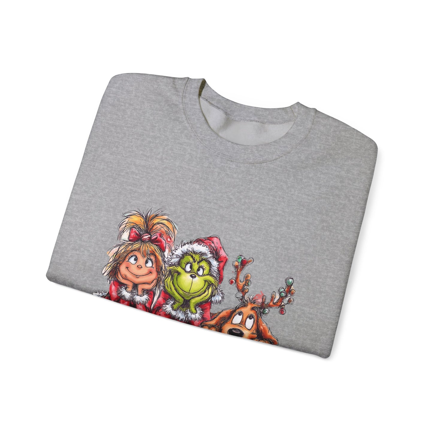 Tis The Season Grinch Unisex Heavy Blend™ Crewneck Sweatshirt