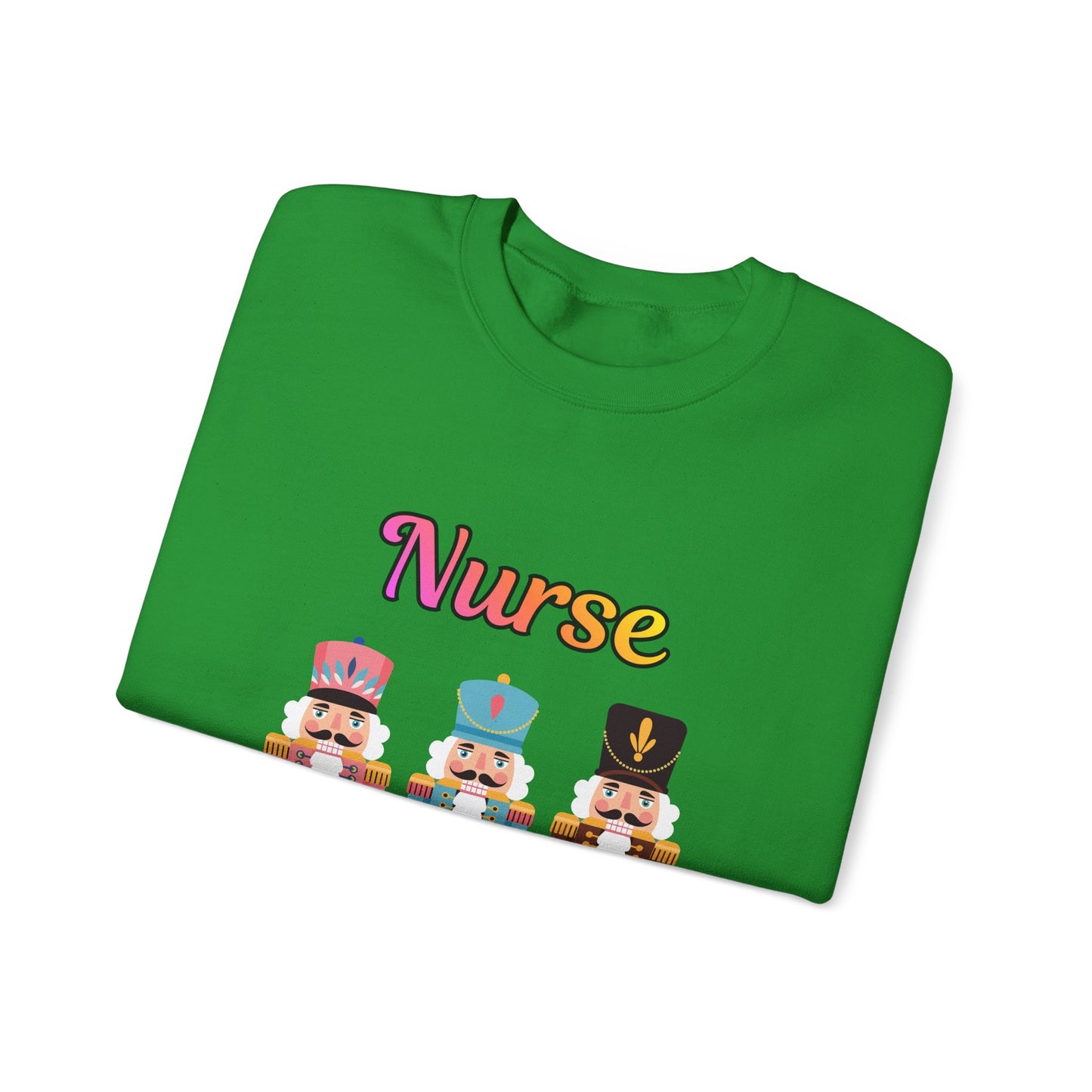 Nurse Nutcracker Unisex Heavy Blend™ Crewneck Sweatshirt