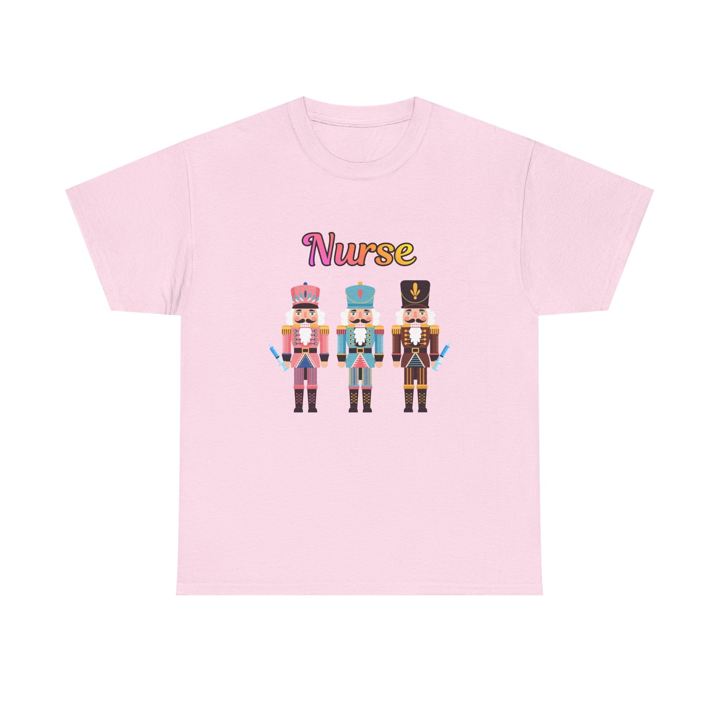 Nurse Nutcracker Unisex Heavy Cotton Tee