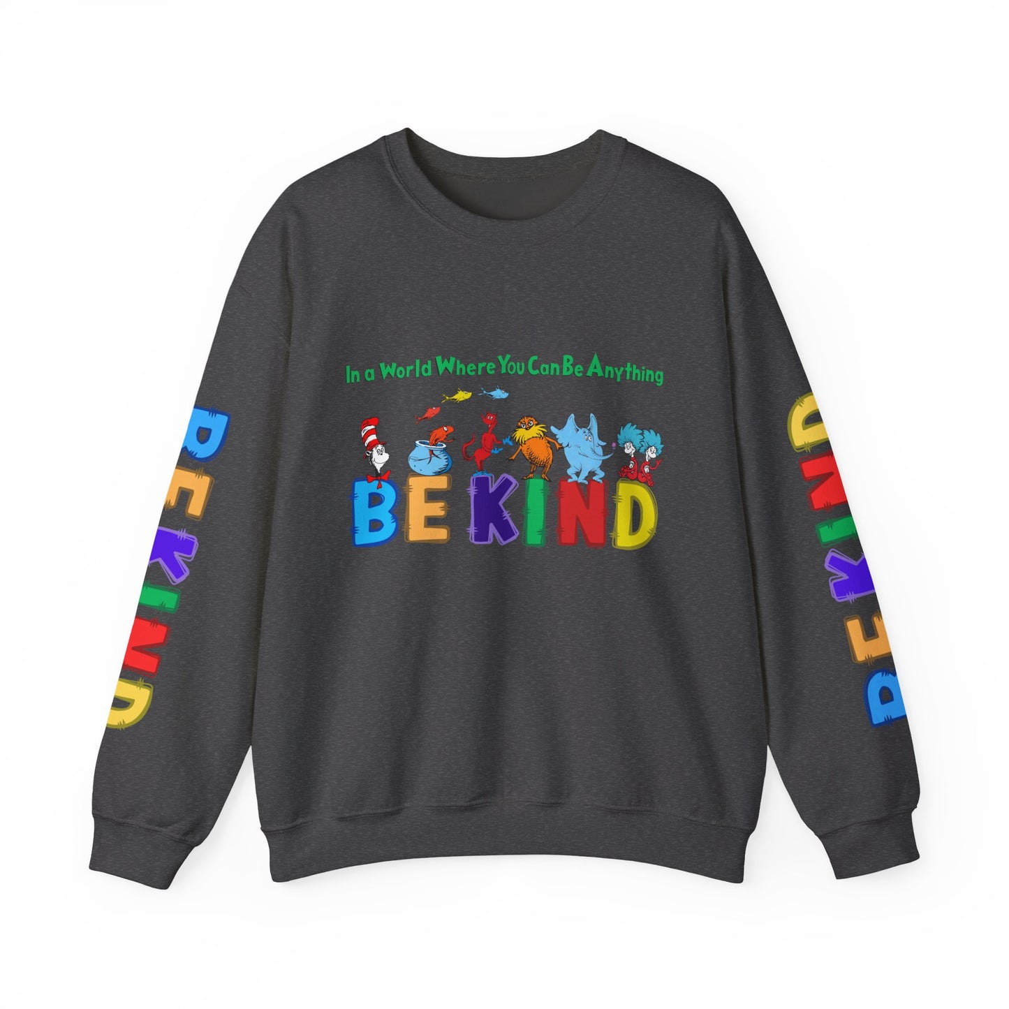 Be Kind Dr.Seuss Unisex Heavy Blend™ Crewneck Sweatshirt