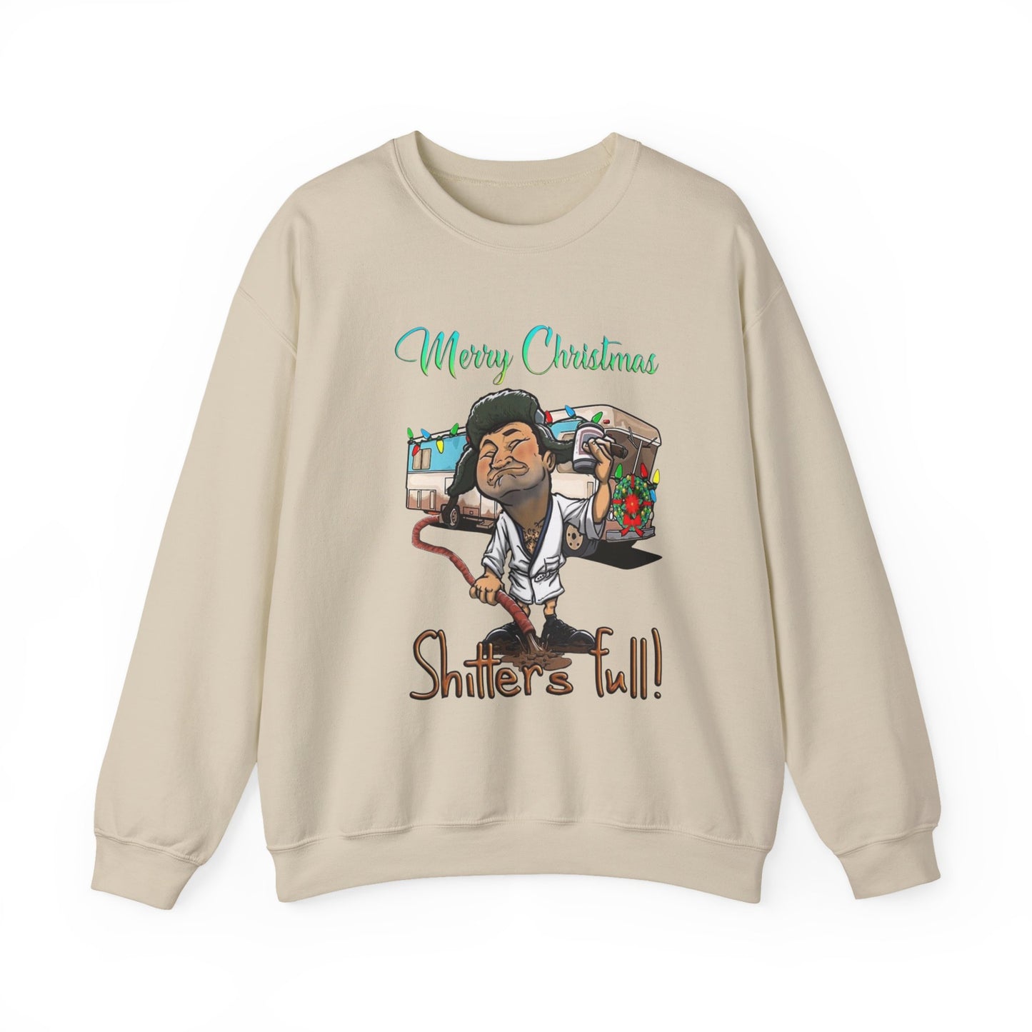 Merry Christmas Shitters Full! Unisex Heavy Blend™ Crewneck Sweatshirt