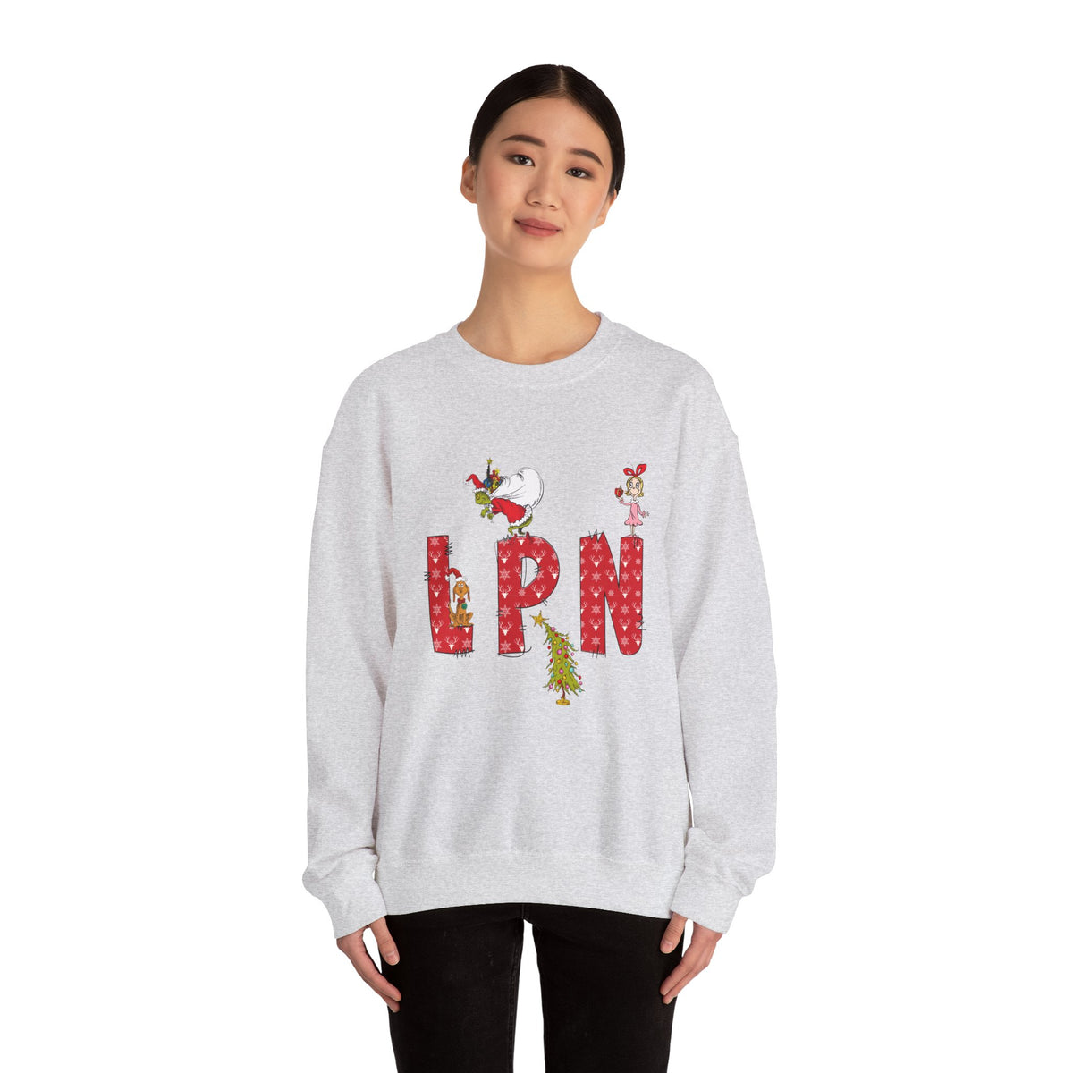 LPN Grinch Unisex Heavy Blend™ Crewneck Sweatshirt