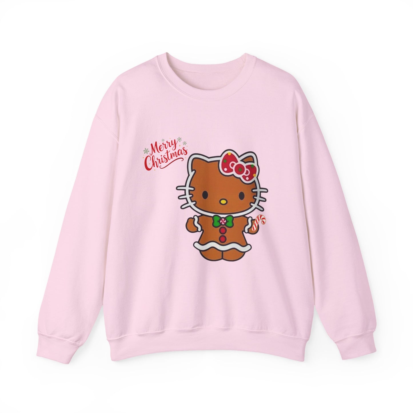Merry Christmas Hello Kitty Unisex Heavy Blend™ Crewneck Sweatshirt