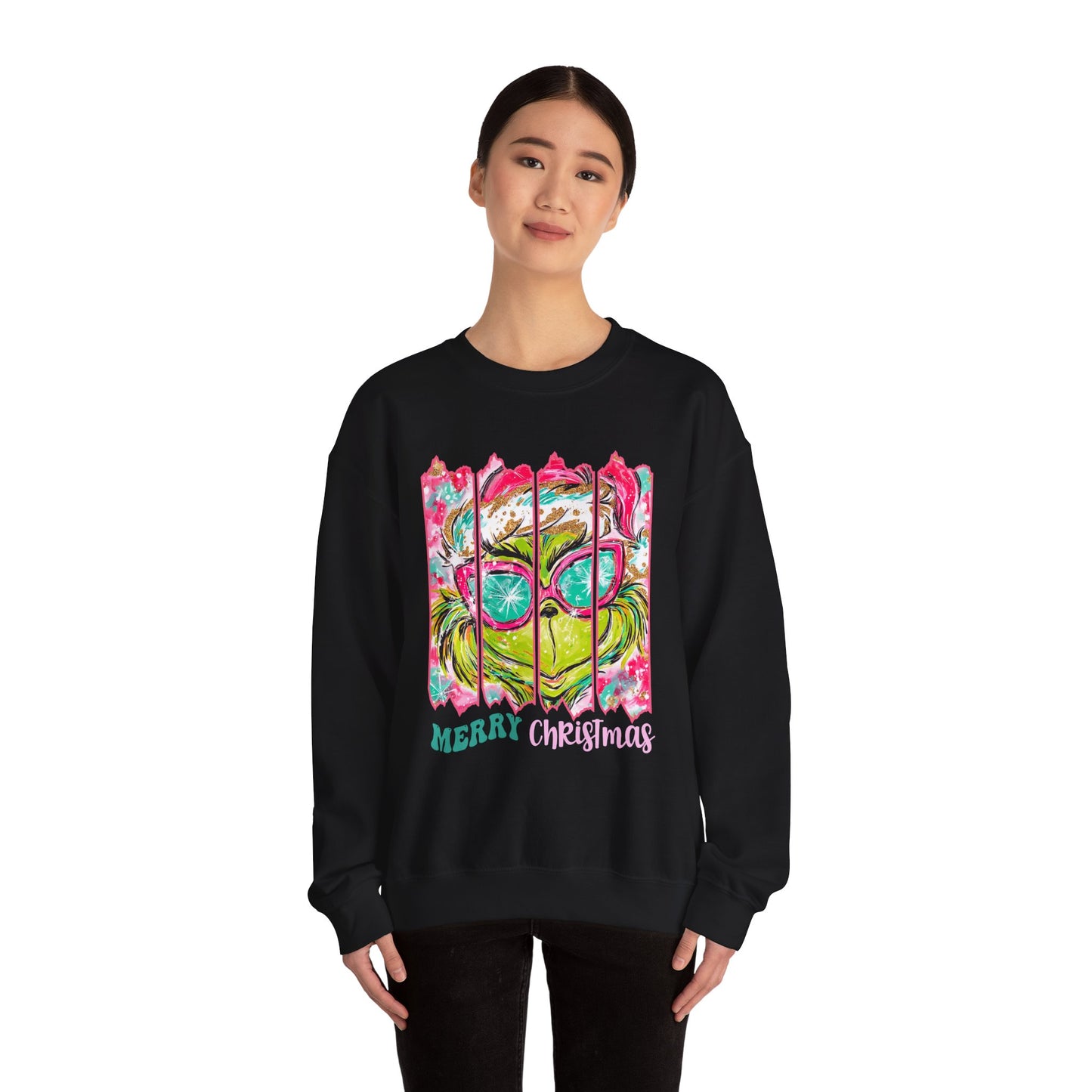 Merry Christmas Grinch Unisex Heavy Blend™ Crewneck Sweatshirt