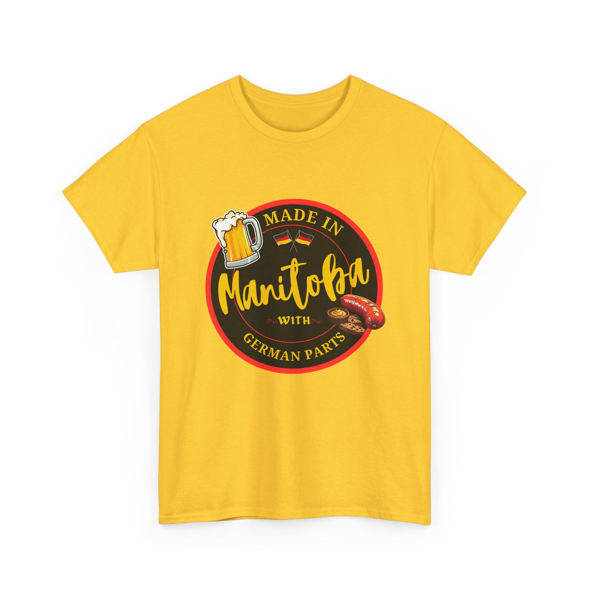 Made In Manitoba With German Parts Unisex Heavy Cotton Tee