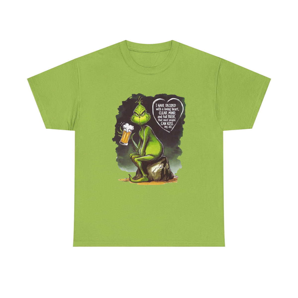 I Have Decided Grinch Unisex Heavy Cotton Tee