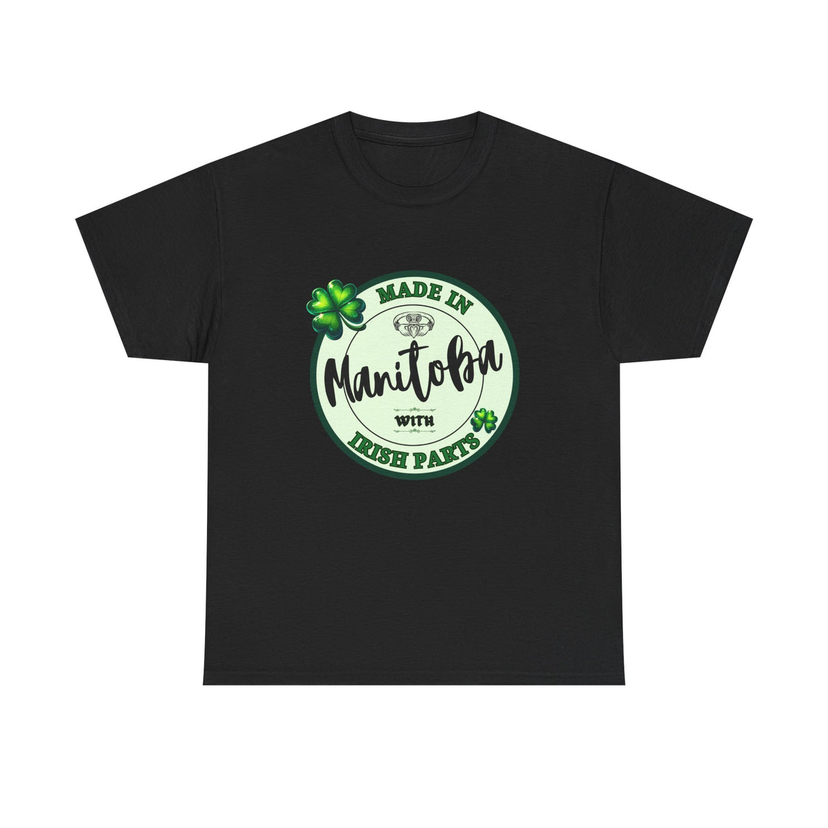 Made In Manitoba With Irish Parts Unisex Heavy Cotton Tee