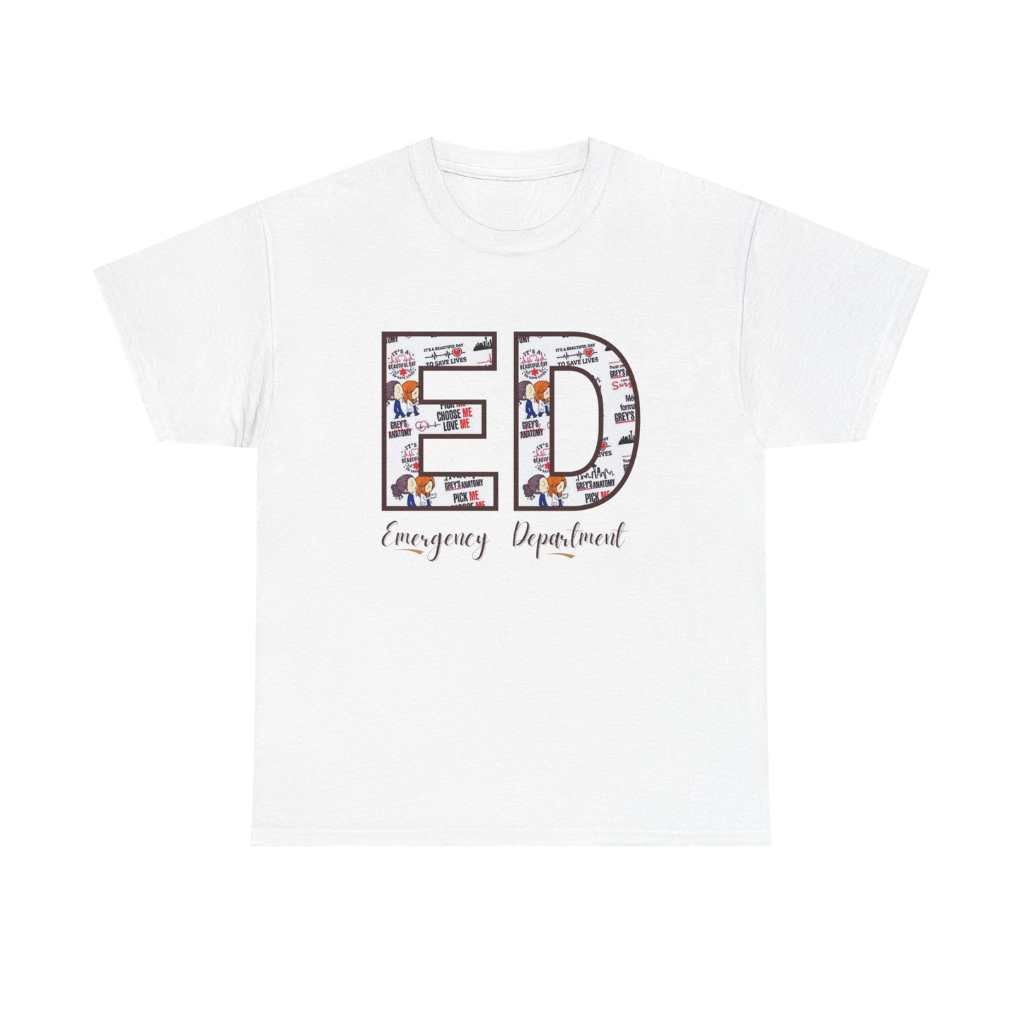 Grey's Anatomy ED Unisex Heavy Cotton Tee