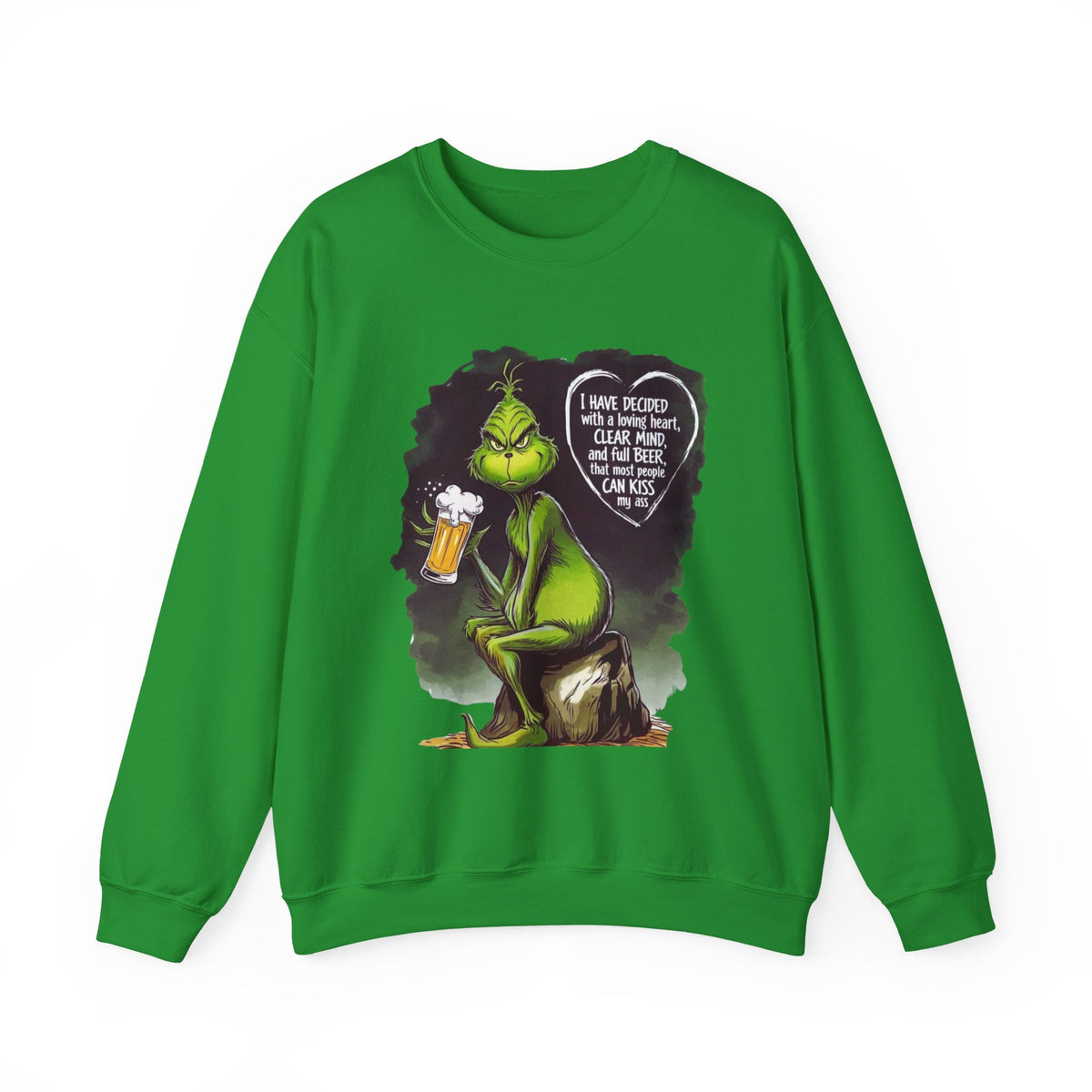 I Have Decided Grinch Unisex Heavy Blend™ Crewneck Sweatshirt