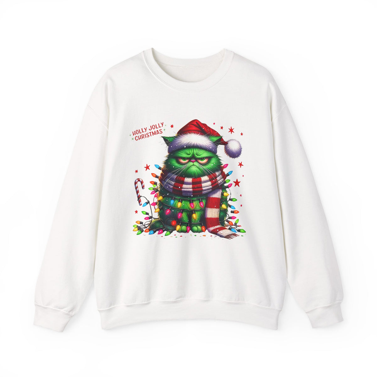 Holly Jolly Christmas Unisex Heavy Blend™ Crewneck Sweatshirt