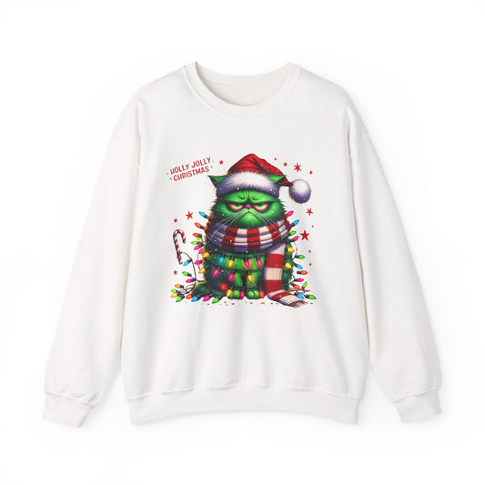 Holly Jolly Christmas Unisex Heavy Blend™ Crewneck Sweatshirt