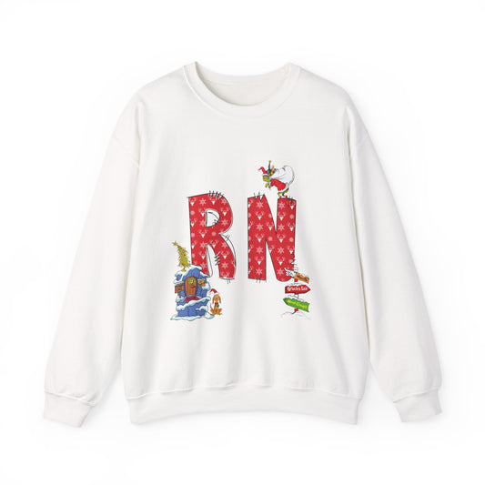 RN Grinch Unisex Heavy Blend™ Crewneck Sweatshirt