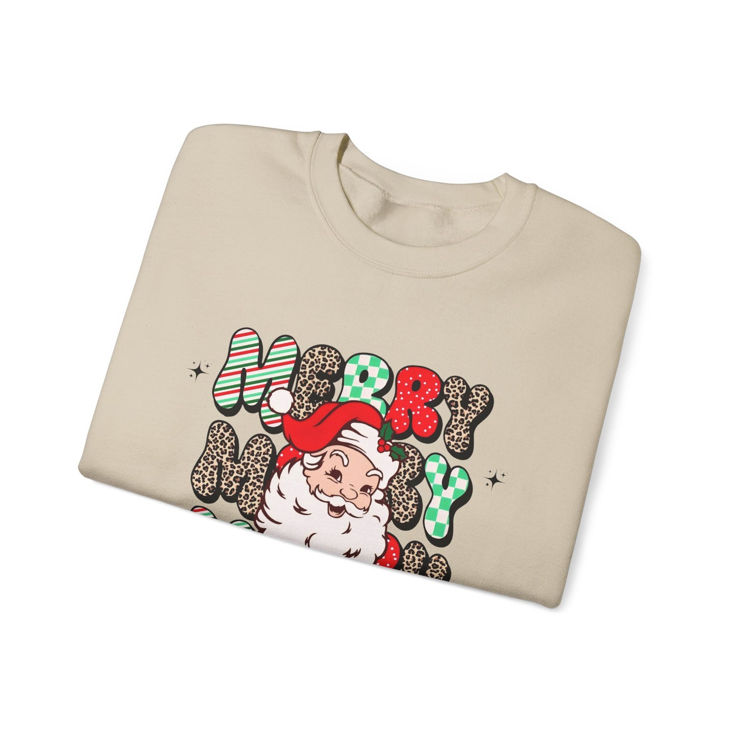 Merry Merry Christmas Unisex Heavy Blend™ Crewneck Sweatshirt