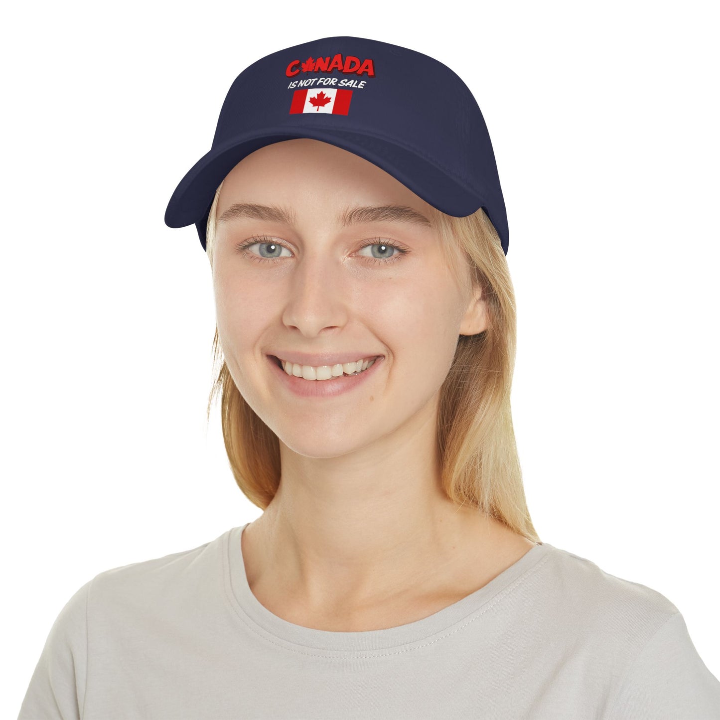 Flag Canada Is Not For Sale Low Profile Baseball Cap