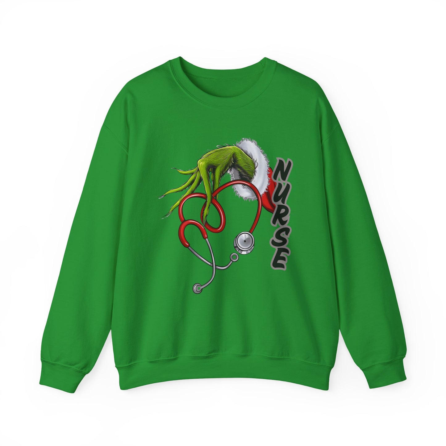 Stethoscope Nure Grinch Unisex Heavy Blend™ Crewneck Sweatshirt