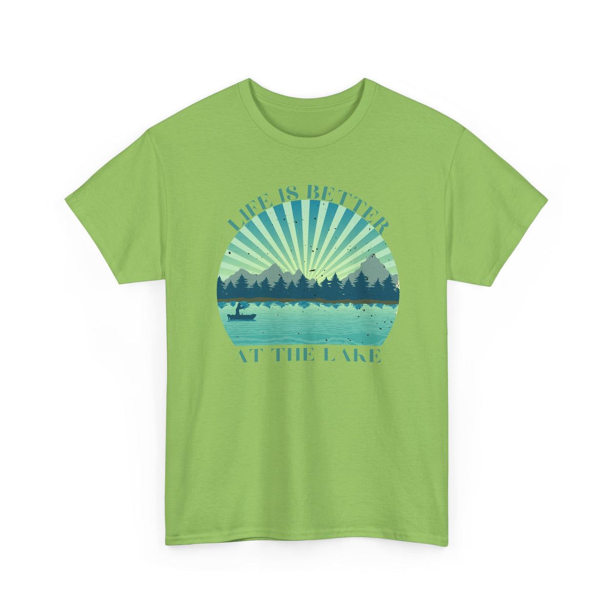 Life Is Better At The Lake Unisex Heavy Cotton Tee